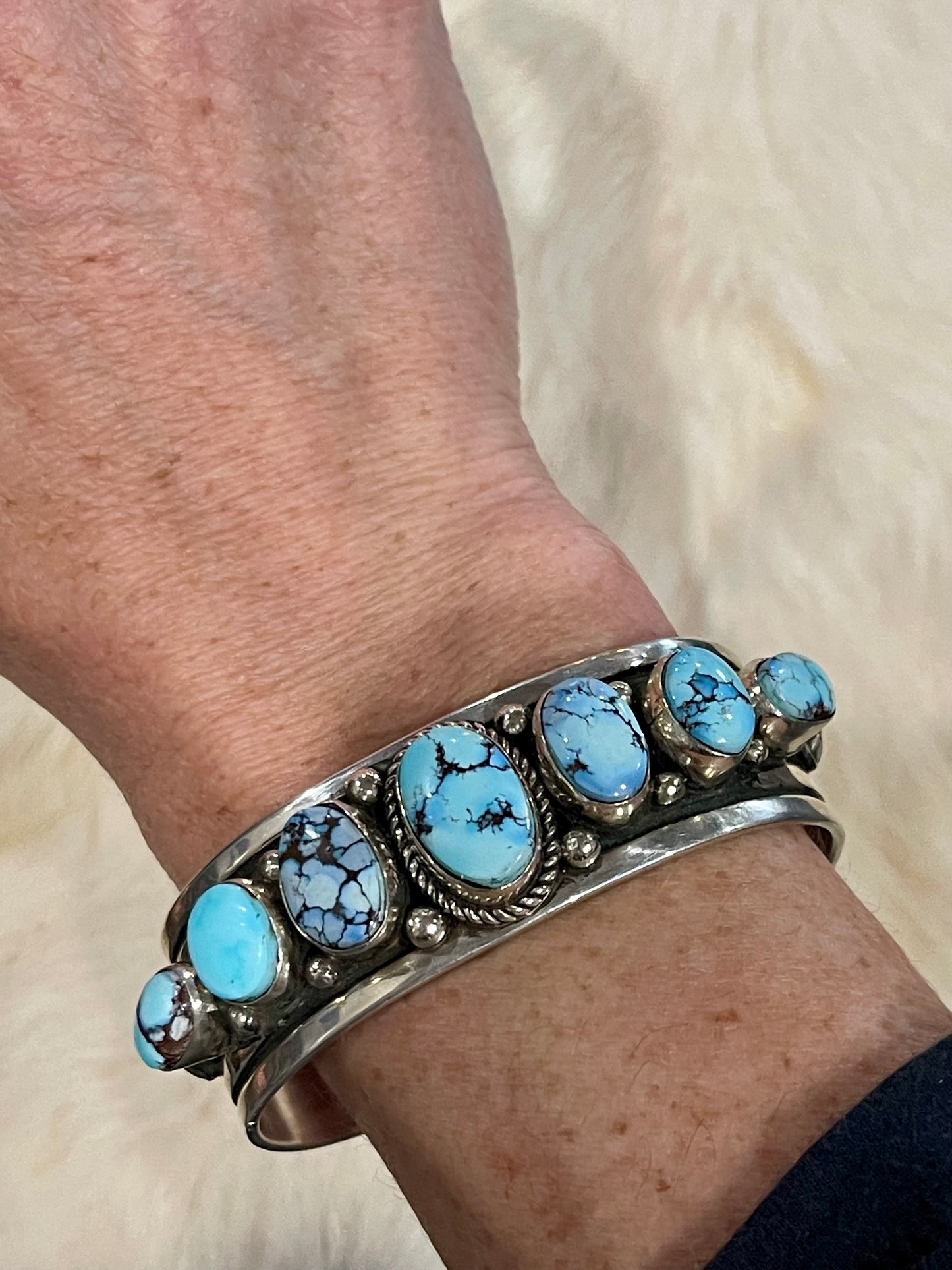 Multi Stone Golden Hills Cuff