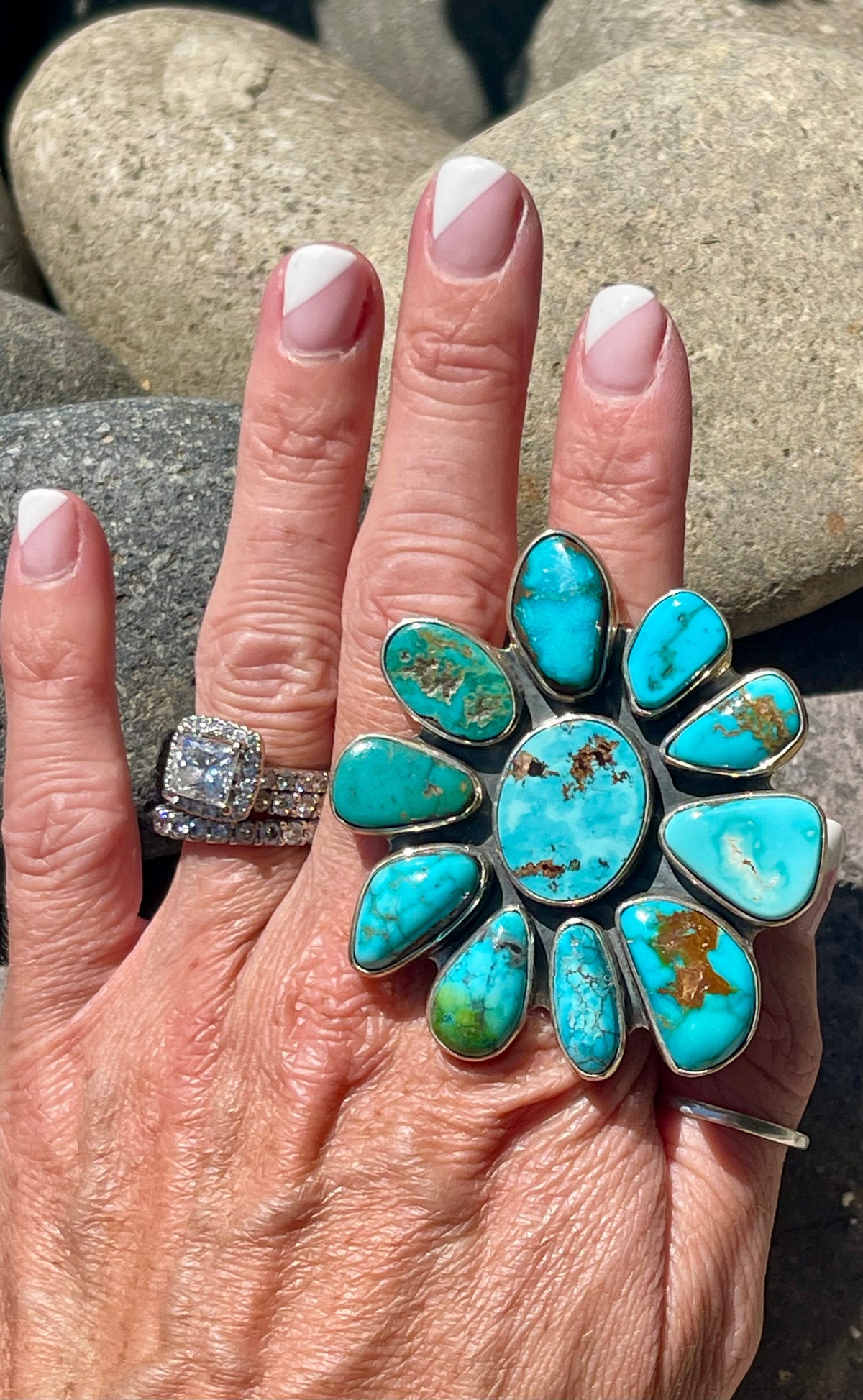 Stunning Statement Cluster Ring
