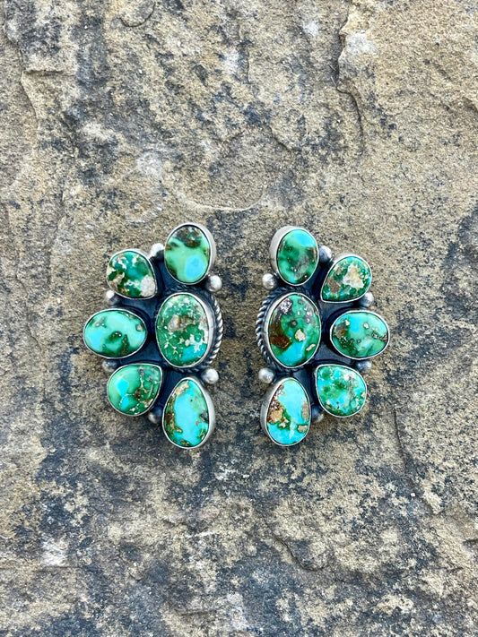 Sonoran Gold Half Cluster Earrings