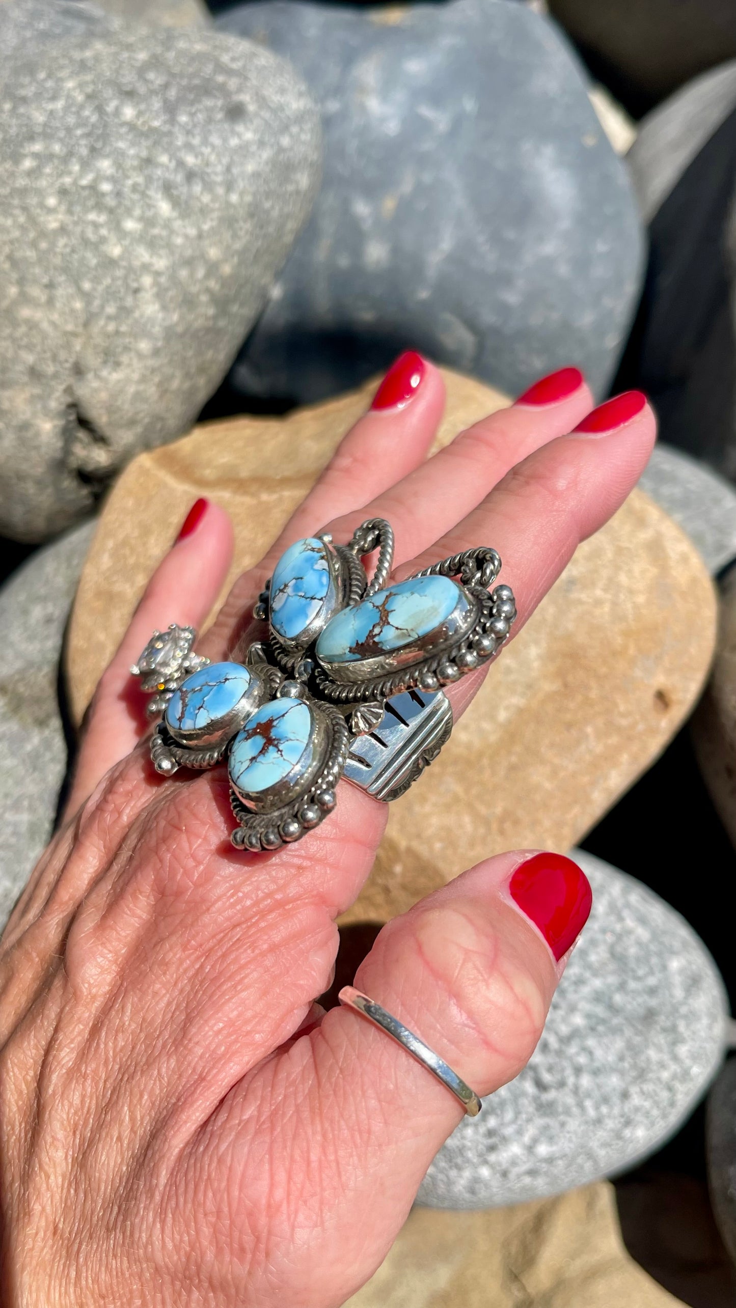 Golden Hills Butterfly Ring