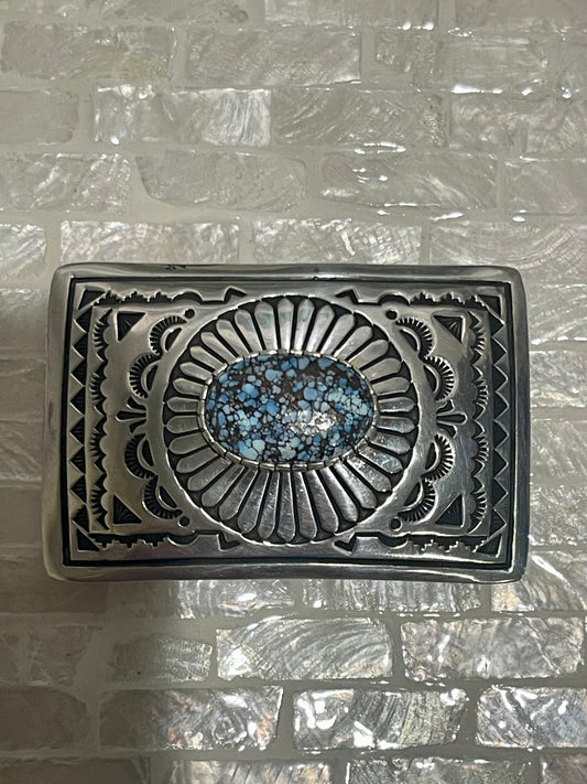 Golden Hills Square Stamped Buckle