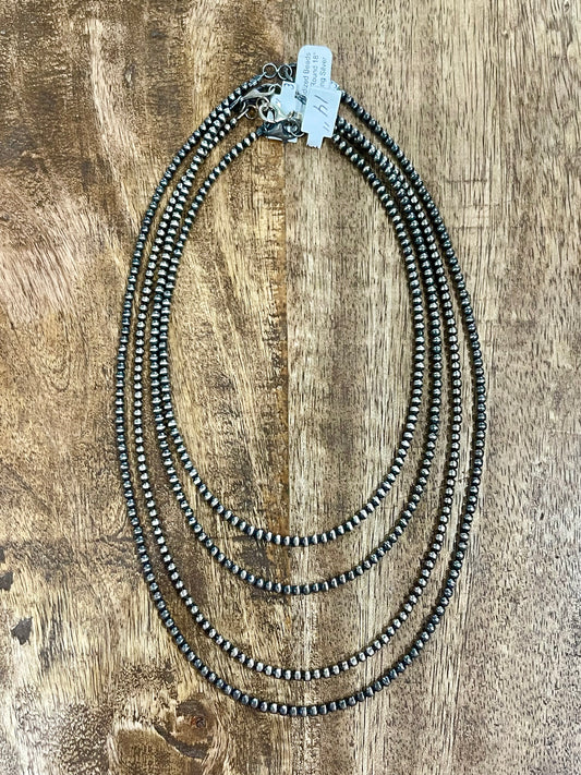 20” 3mm Pearls “Navajo Style”