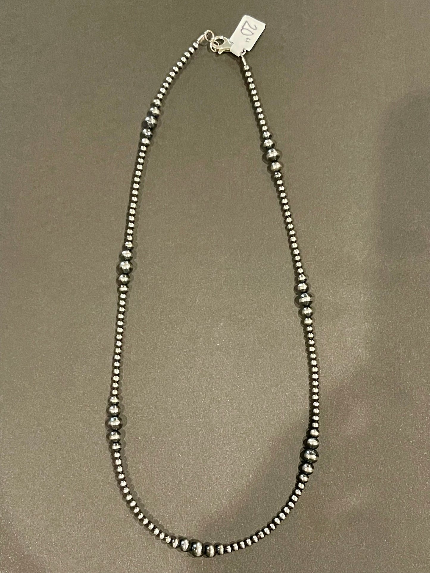 20” Graduated Pearls (Navajo Style)