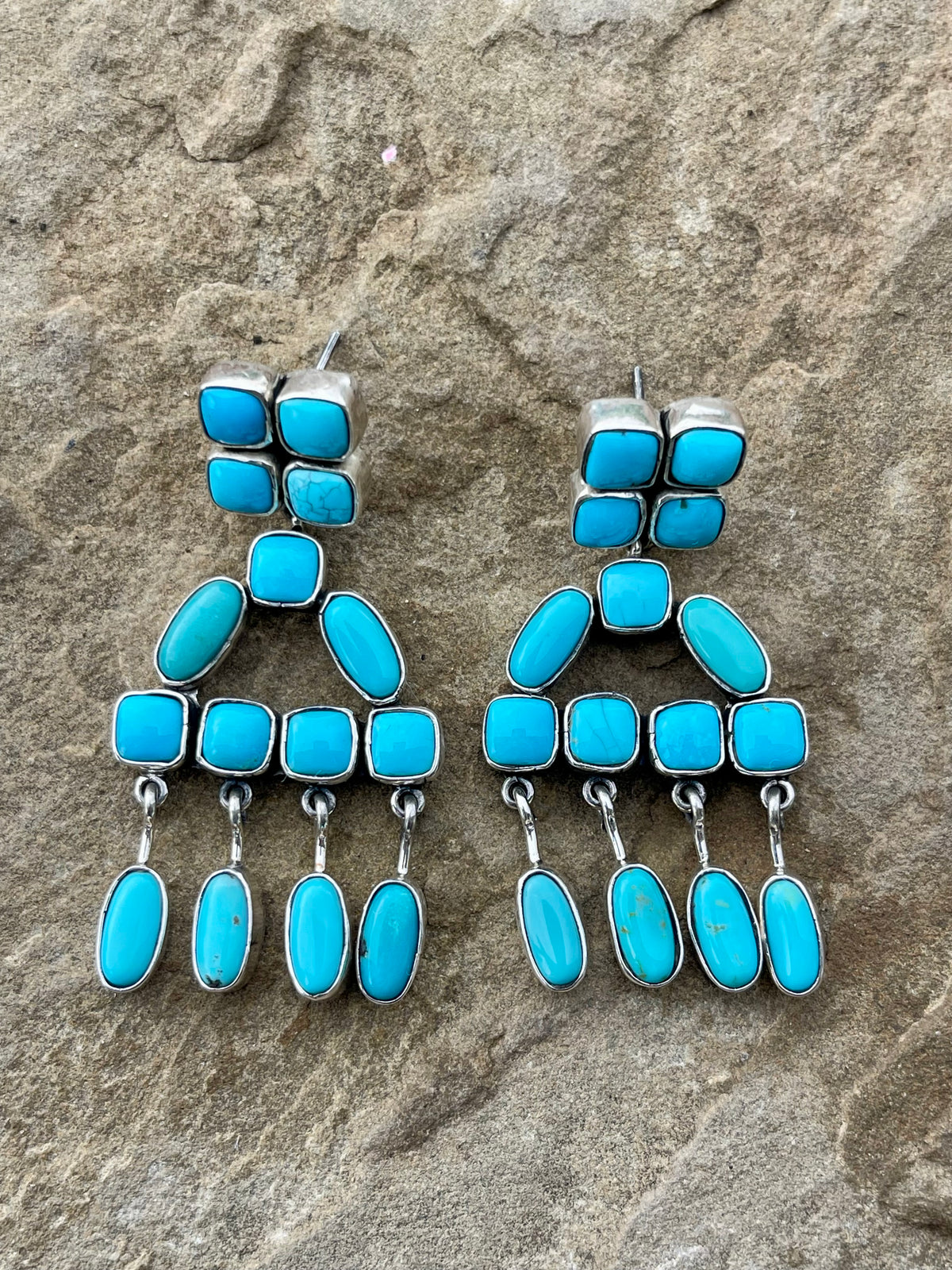 Federico Turquoise Statement Earrings
