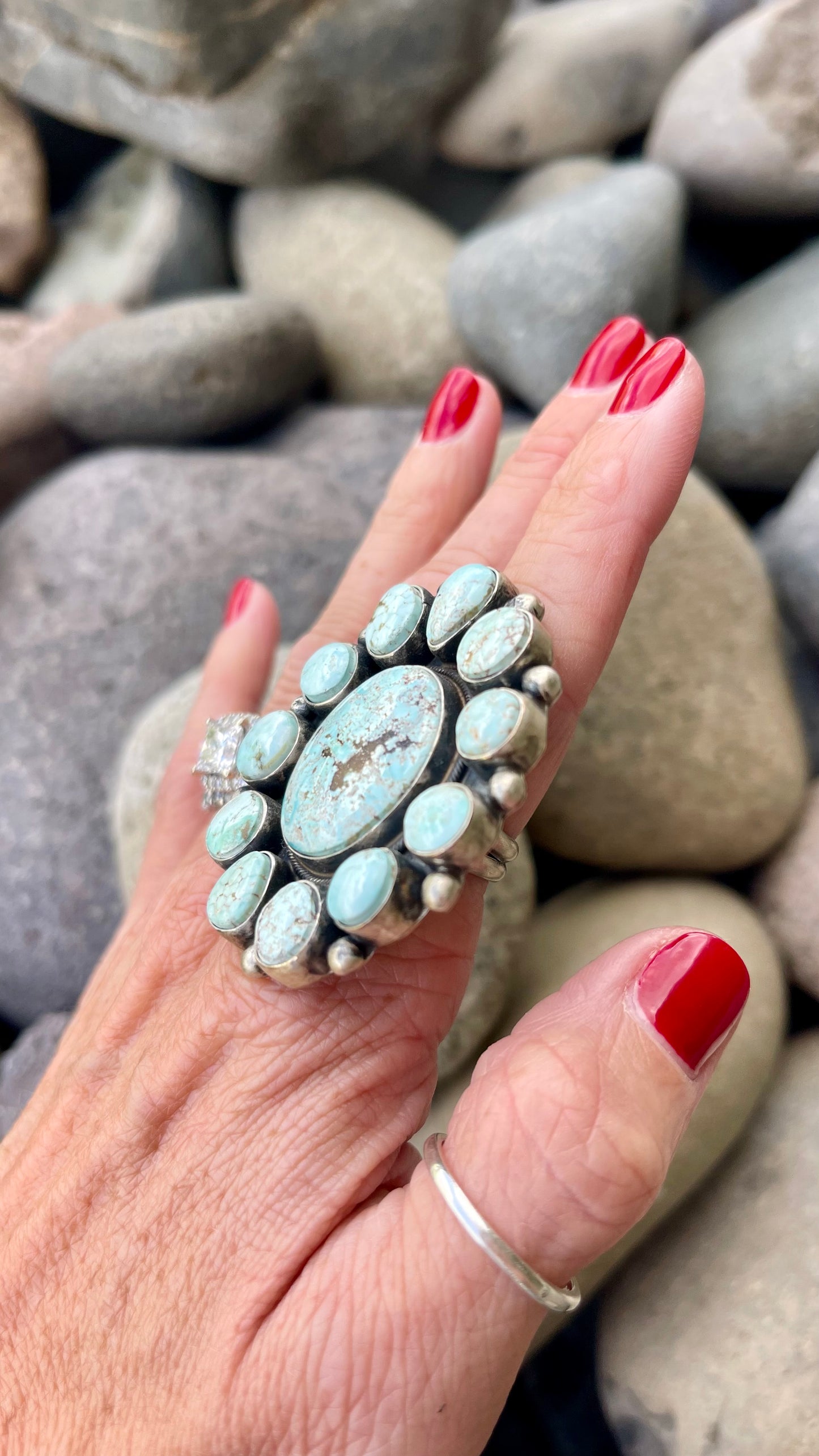 Amazing Dry Creek Cluster Ring