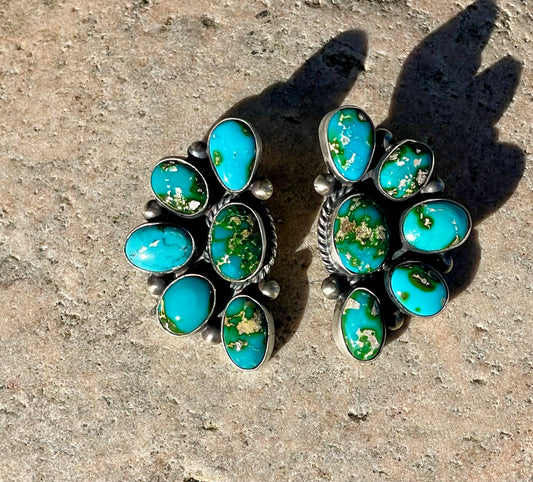 Sonoran Gold Half Cluster Earrings