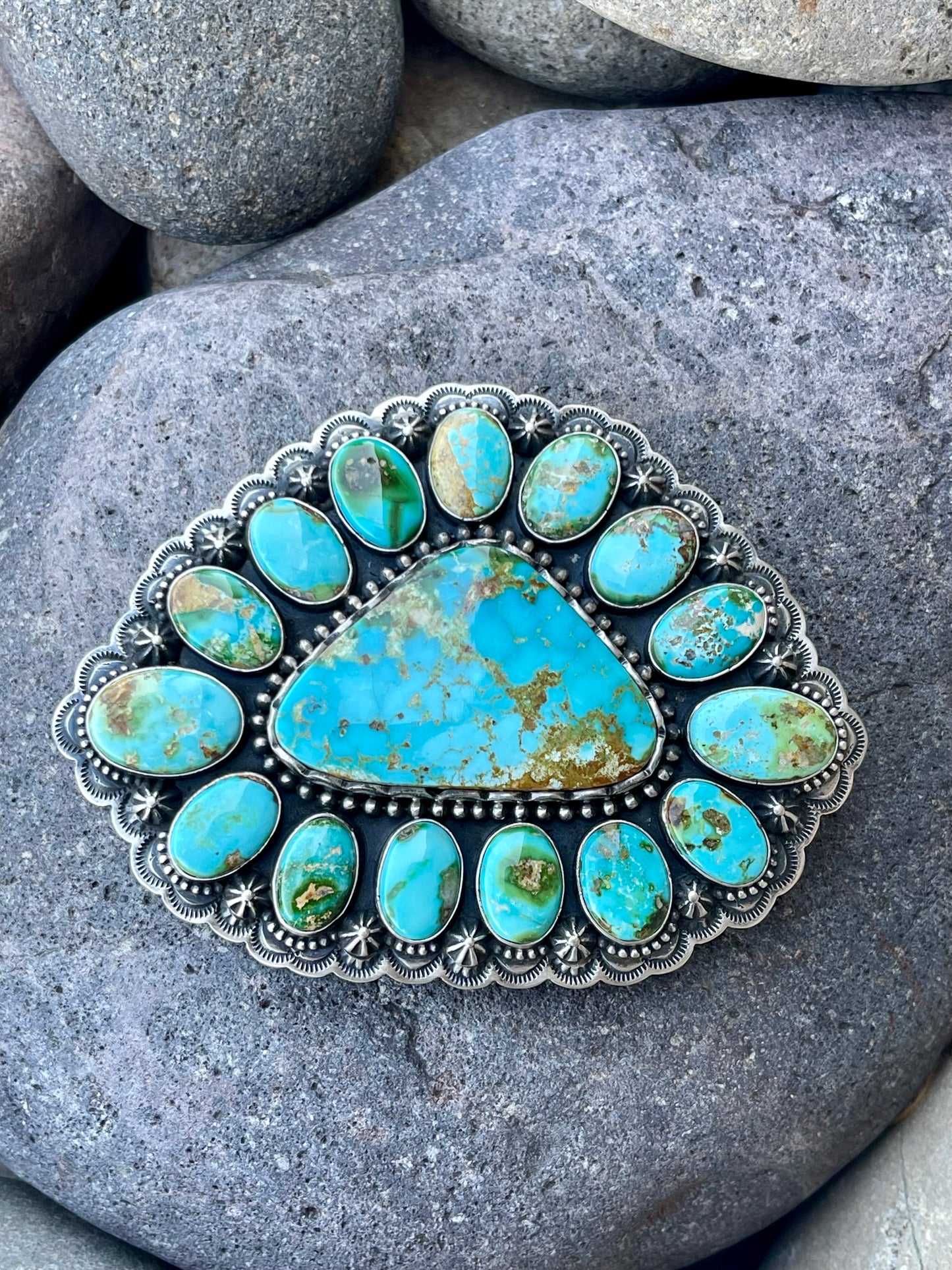 Sonoran Gold Cluster Buckle
