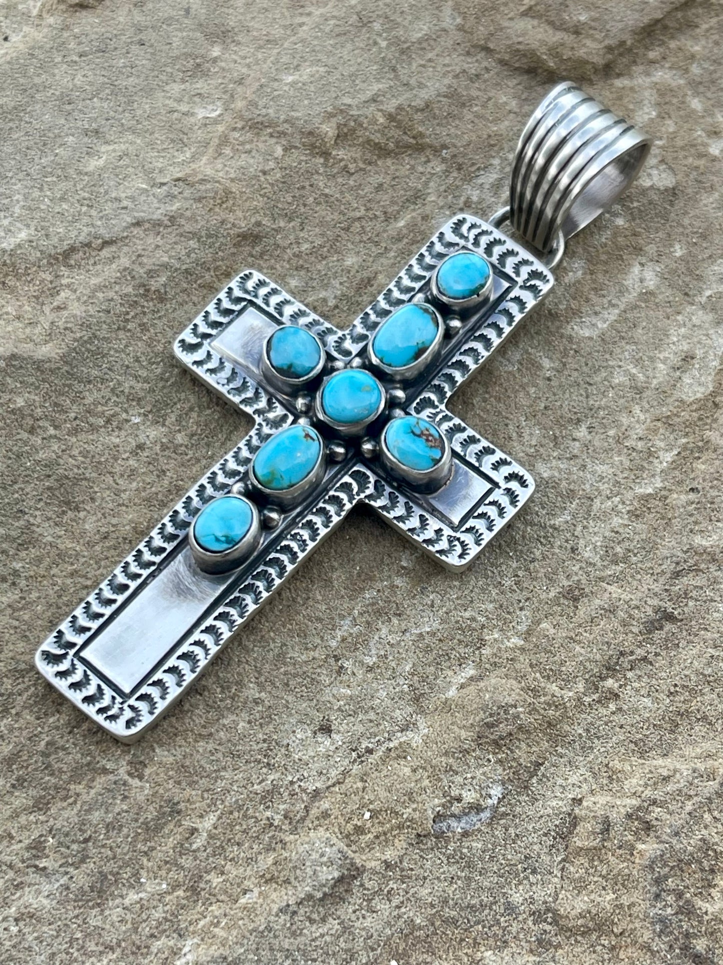 Golden Hills Cross Pendant