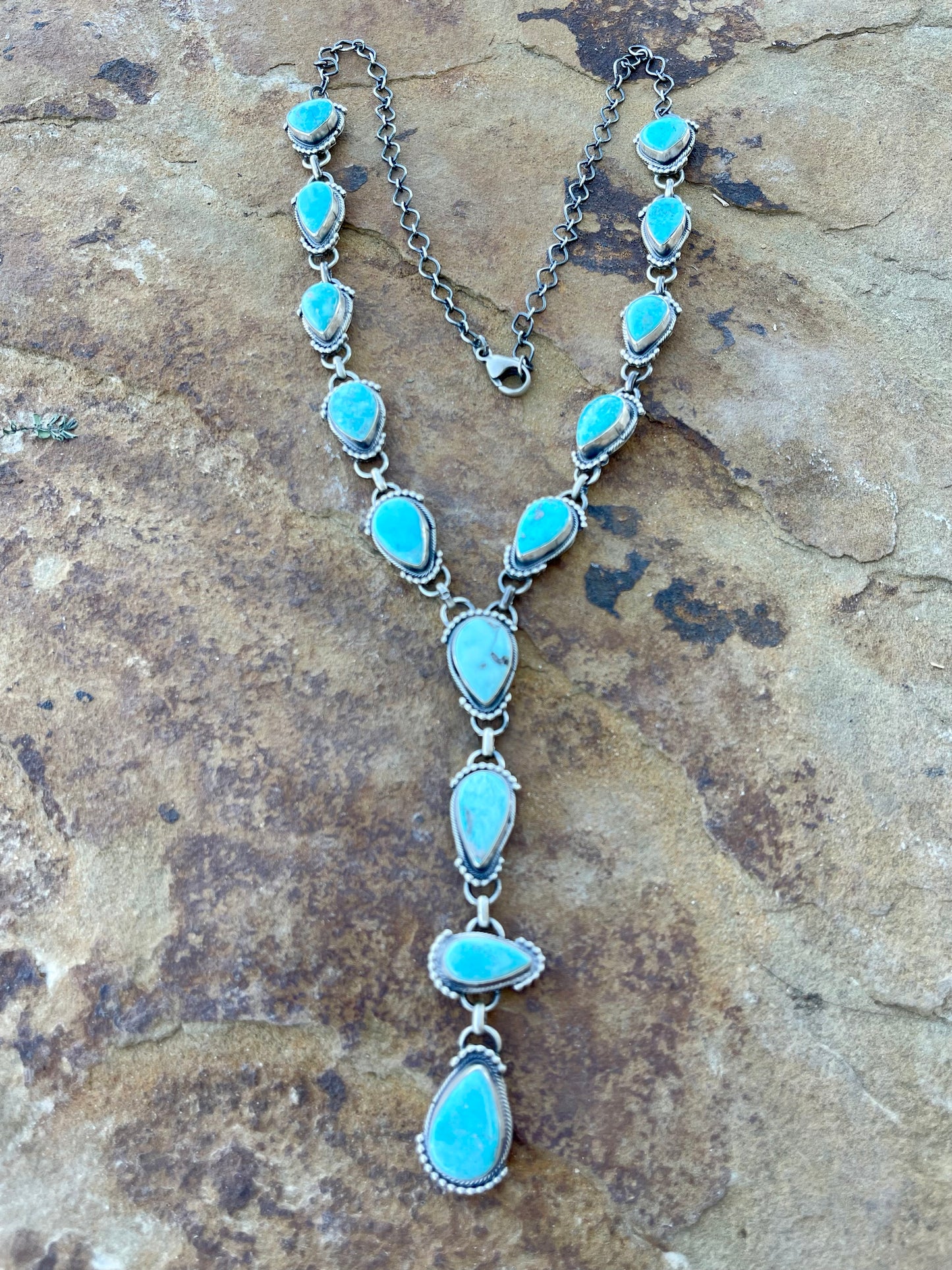 Whitewater Turquoise Lariat