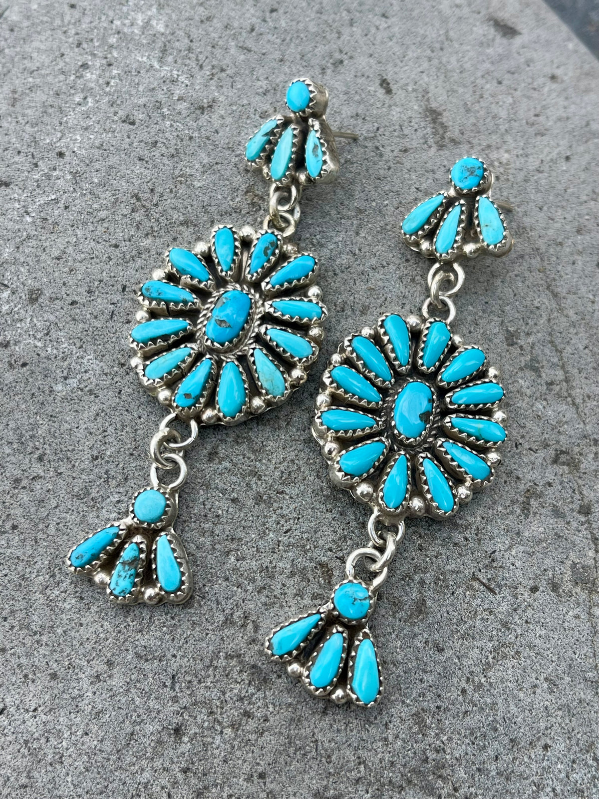 Turquoise Statement Earrings
