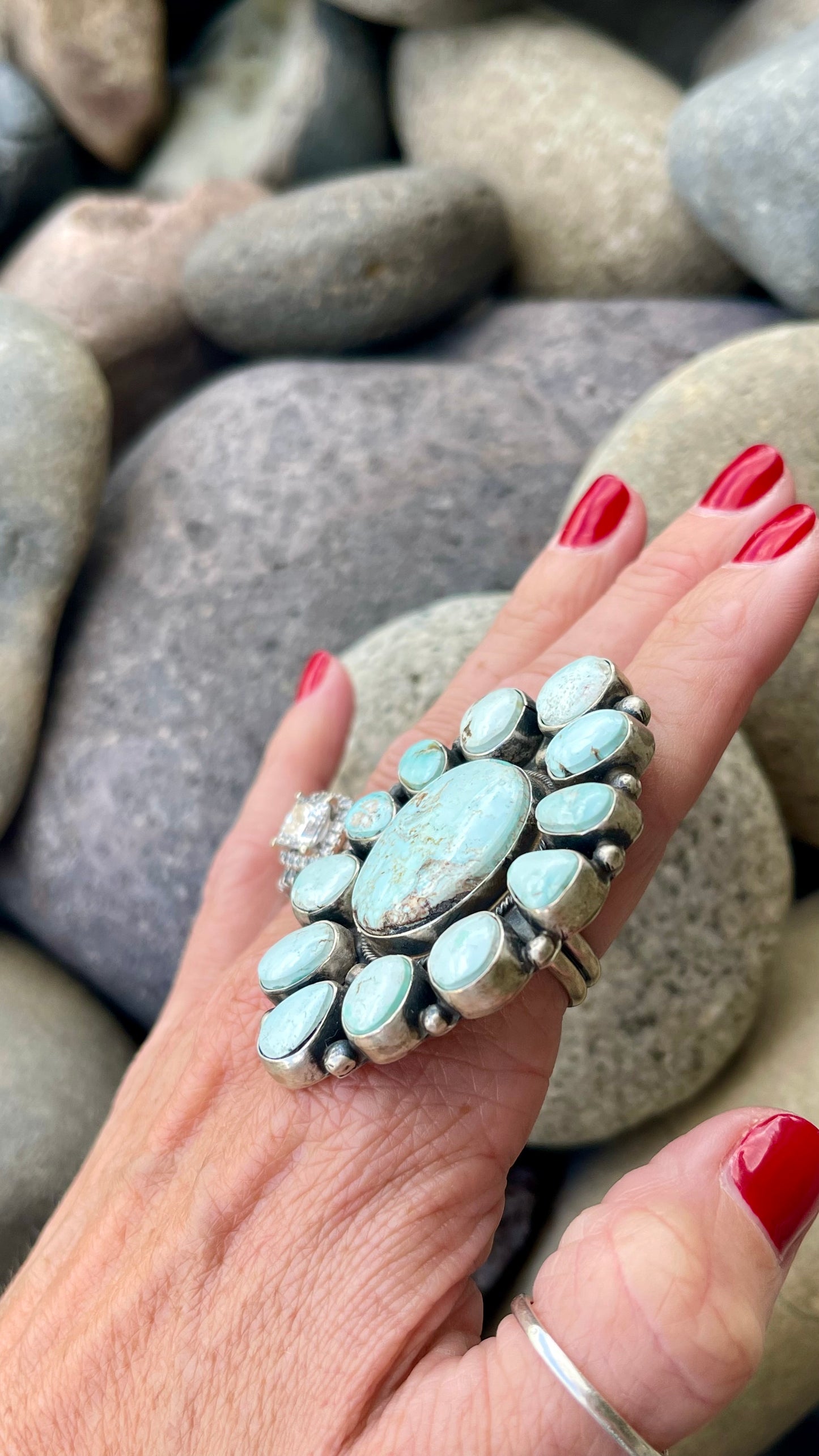Amazing Dry Creek Cluster Ring