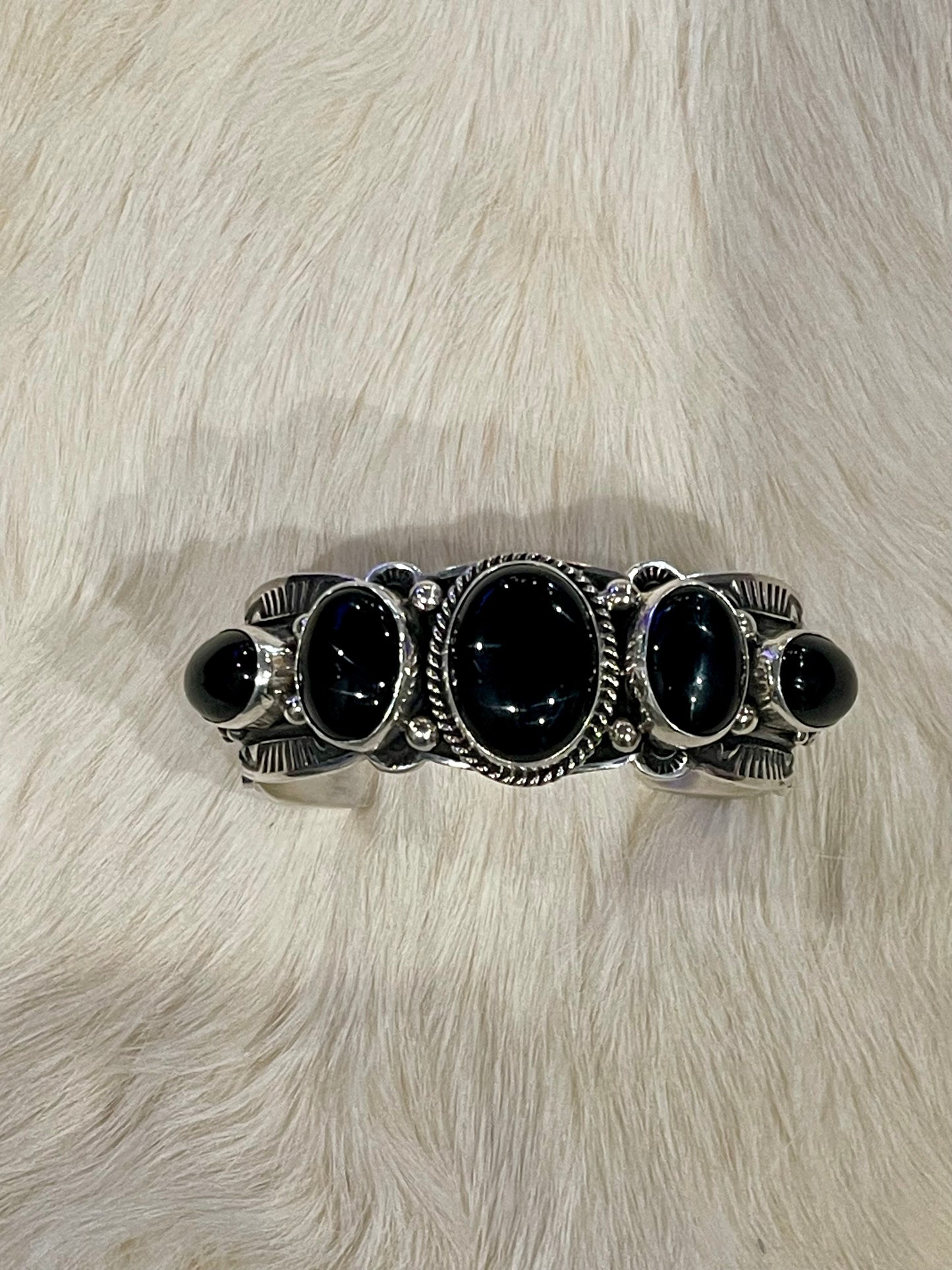 Multi Stone Onyx Cuff