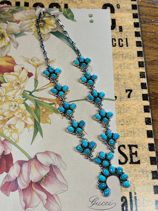 Turquoise Squash Blossom