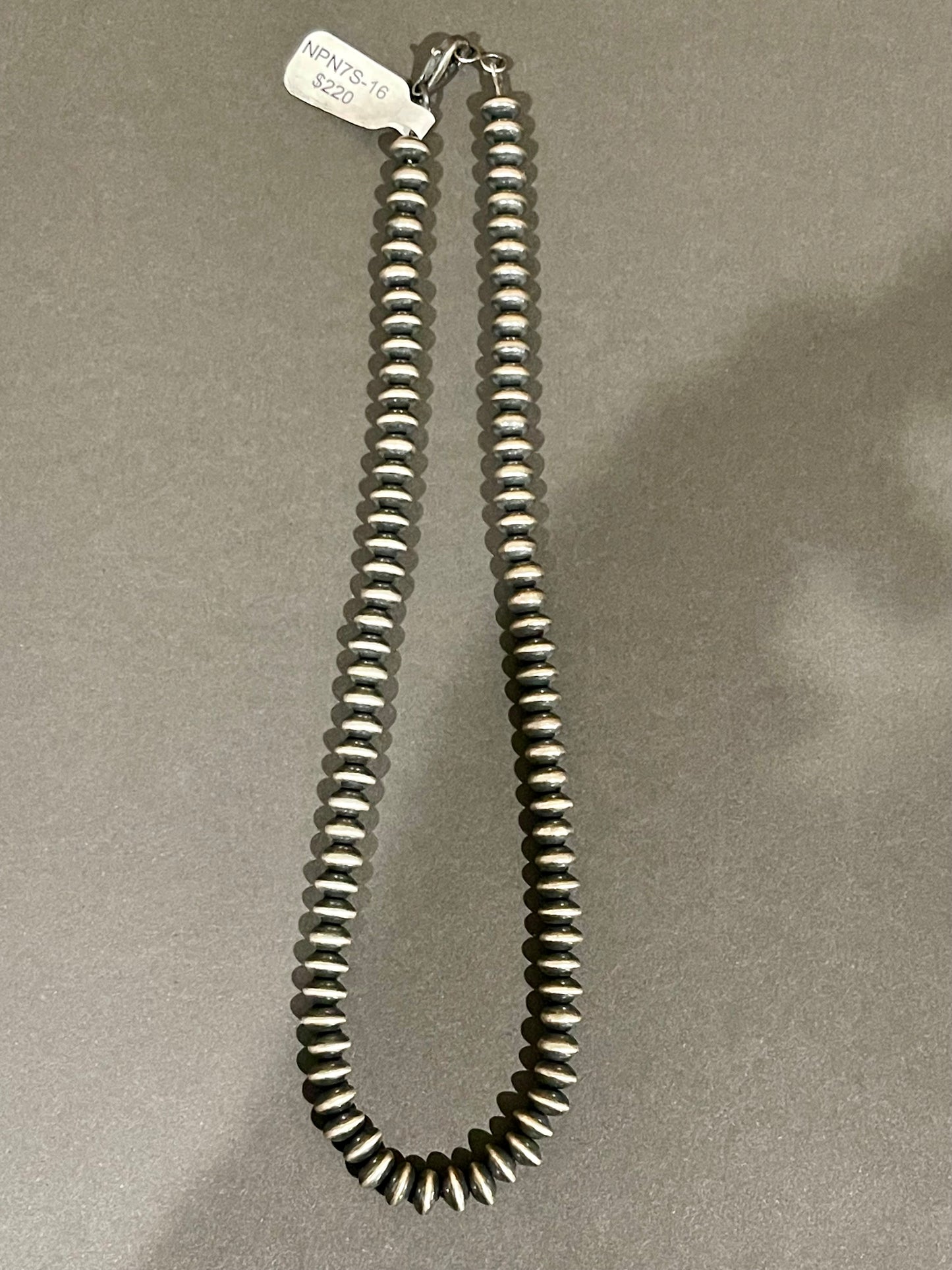 16” 7mm Saucer Pearls