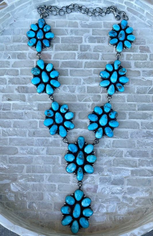 Sonoran Turquoise Cluster Lariat