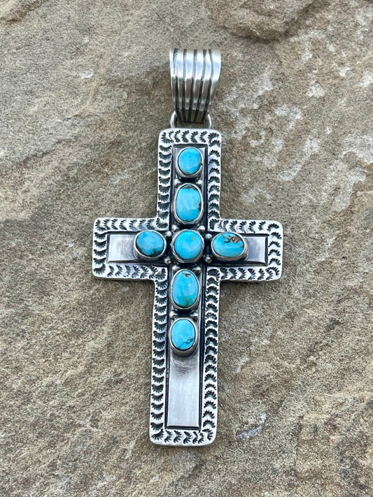Golden Hills Cross Pendant