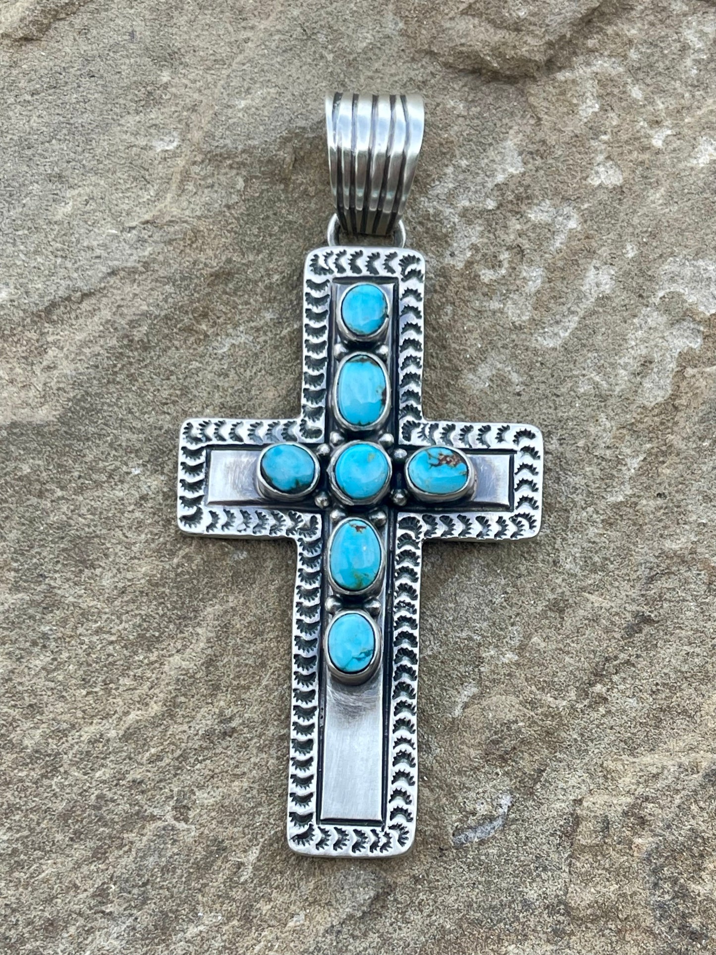 Golden Hills Cross Pendant