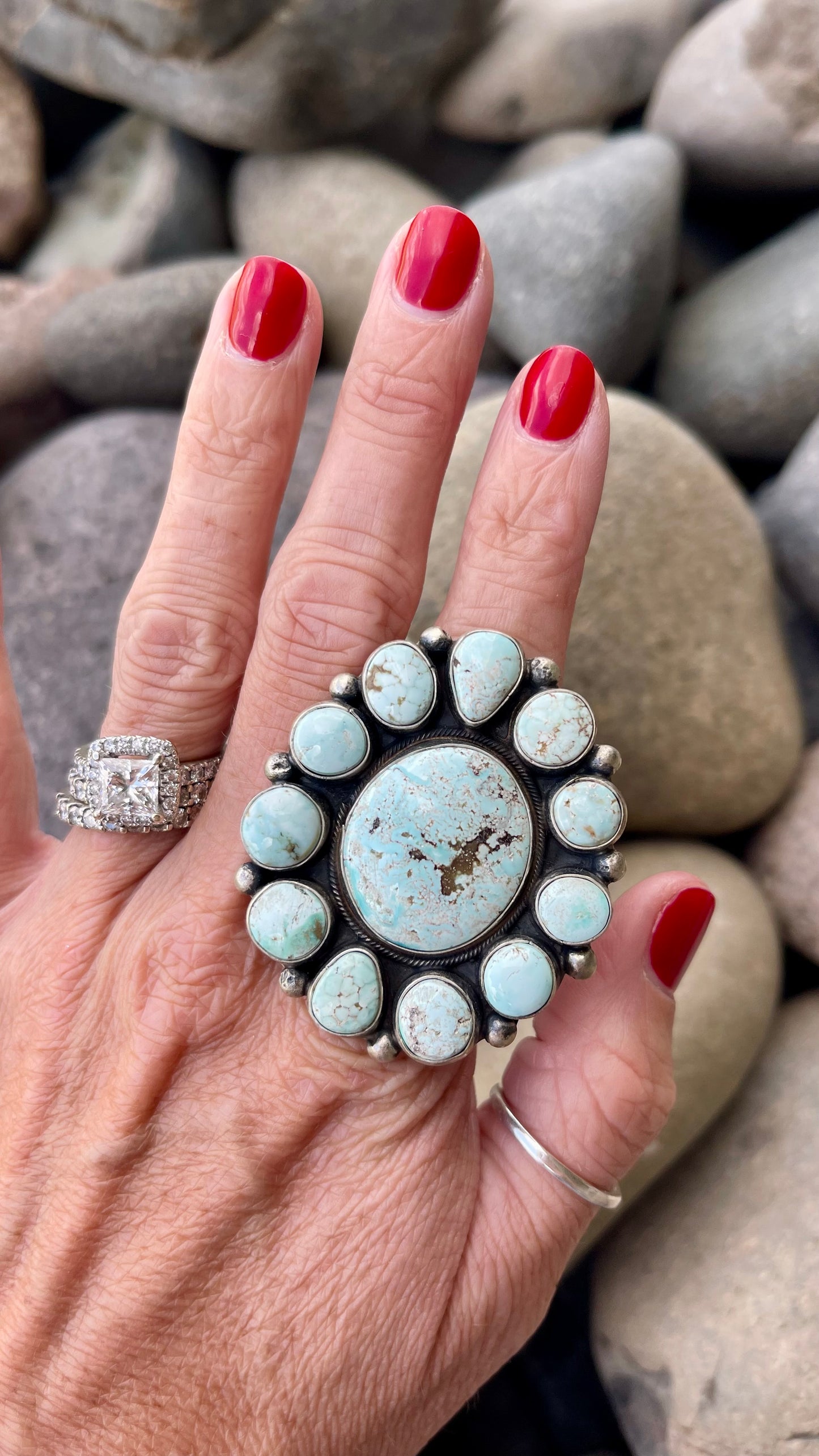 Amazing Dry Creek Cluster Ring
