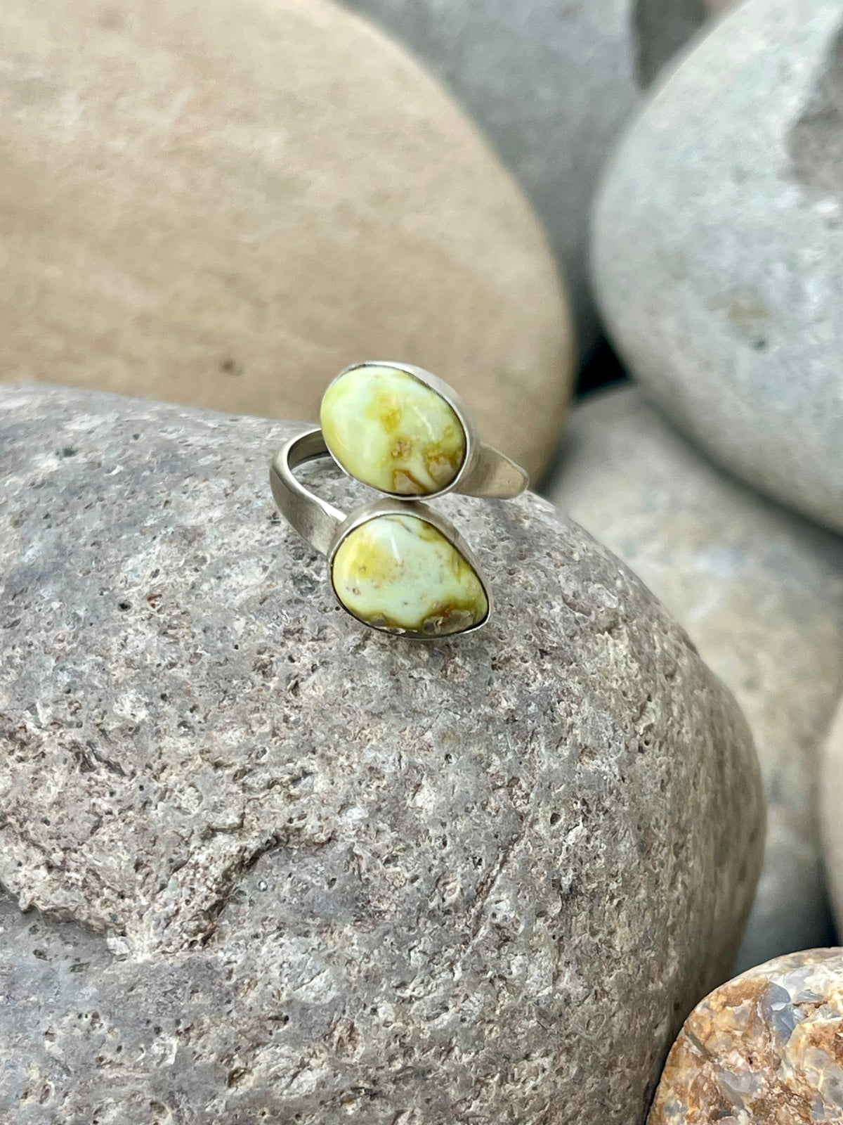 2 stone Palomino Ring