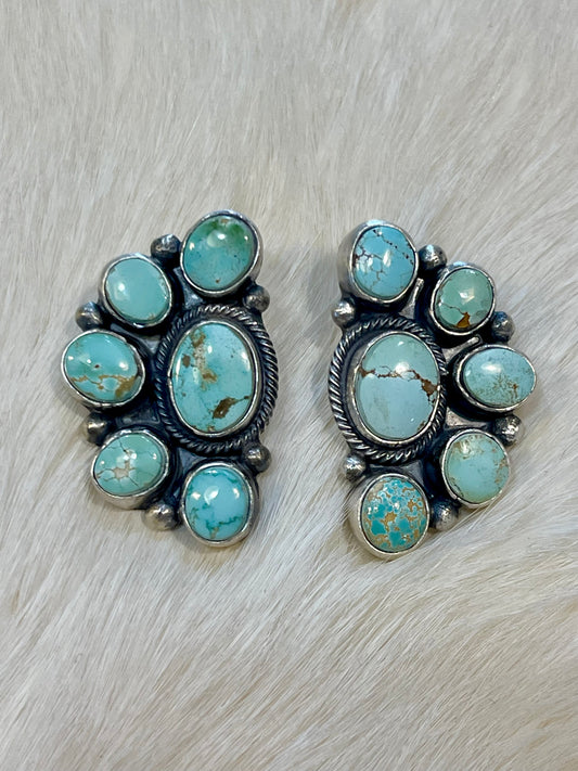 Royston Half Cluster Earrings