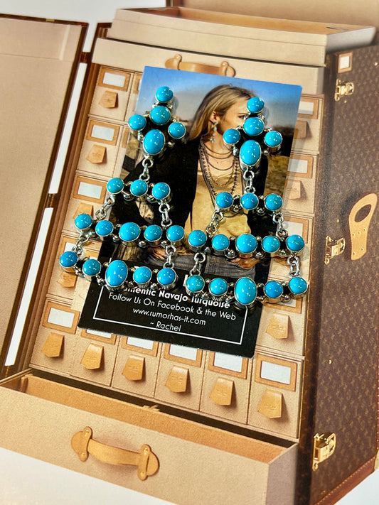 Turquoise Chandelier Earrings