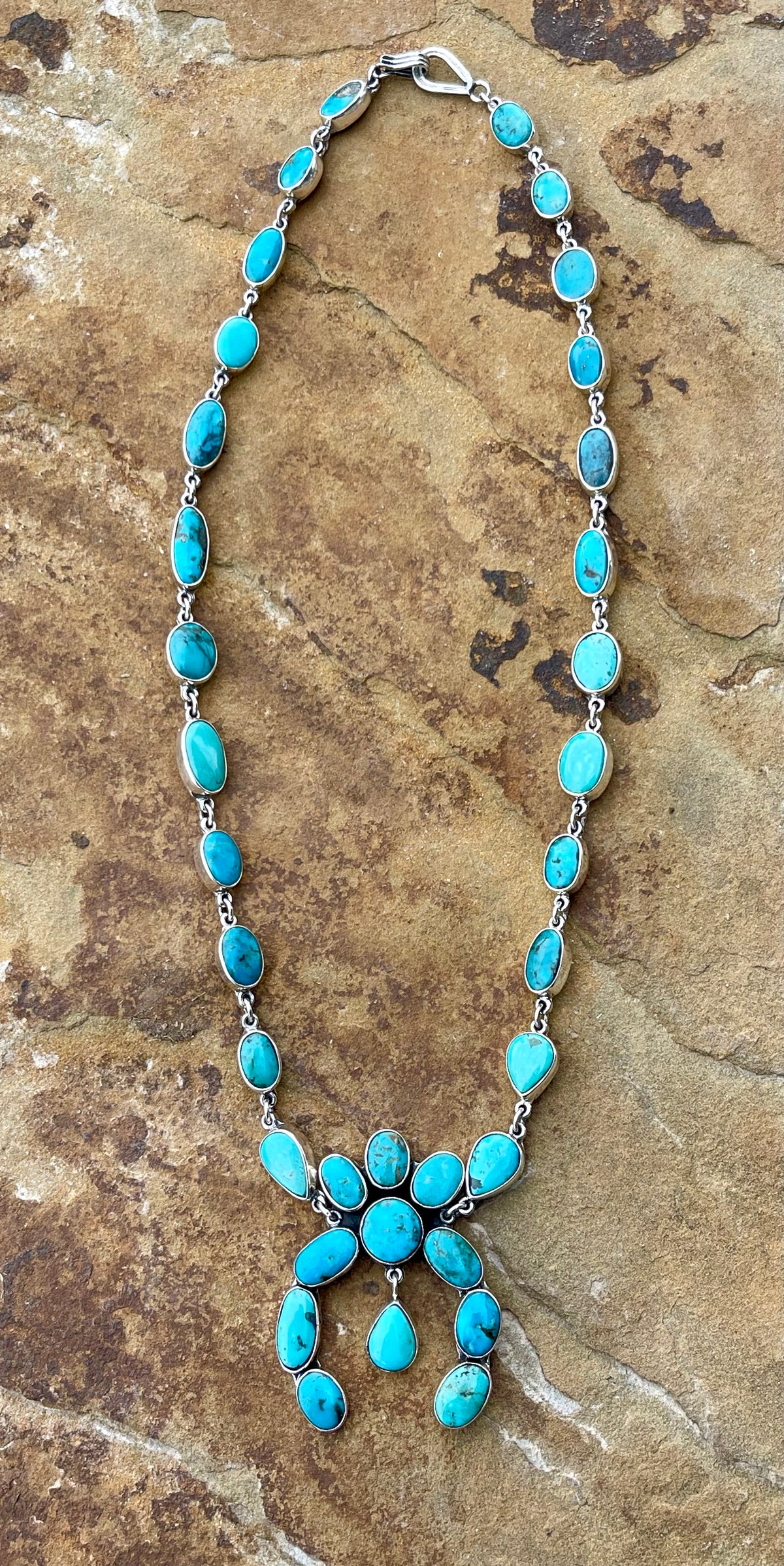 AMAZING - Turquoise Federico Naja Necklace