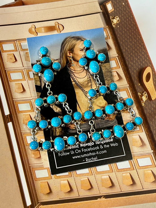 Turquoise Chandelier Earrings