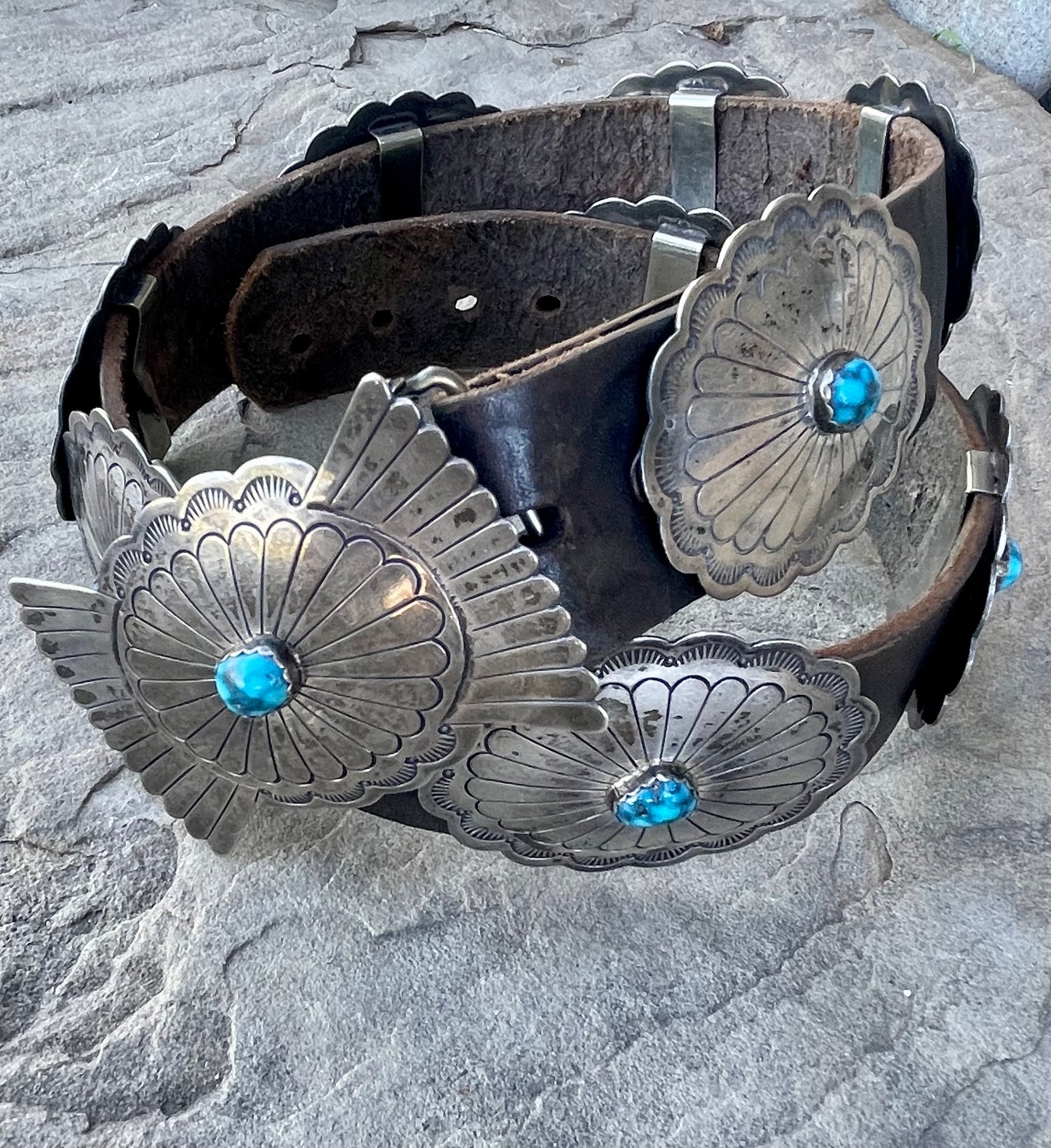 Super Neat Vintage Concho Belt