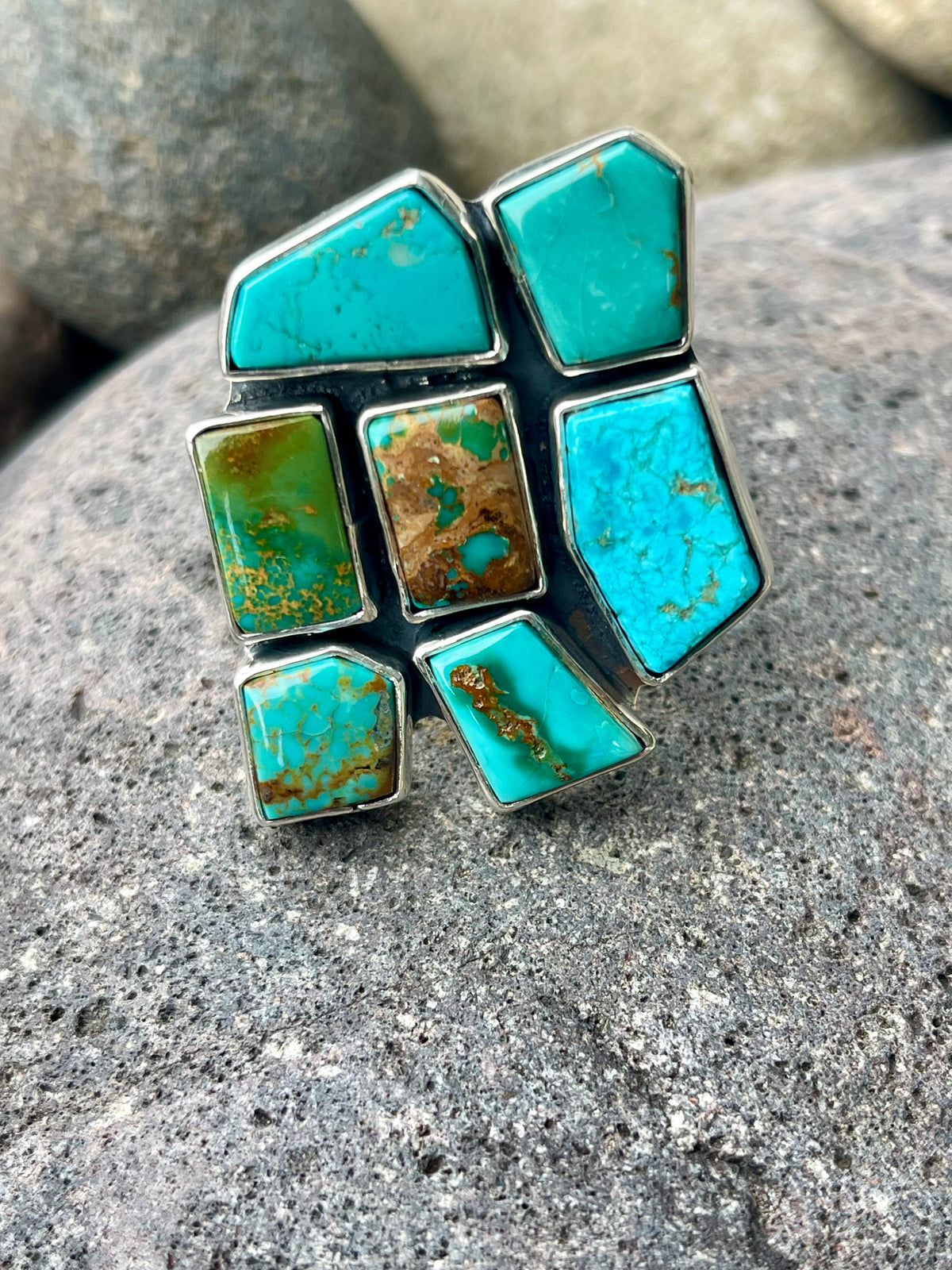 Multi Stone Royston Statement Ring