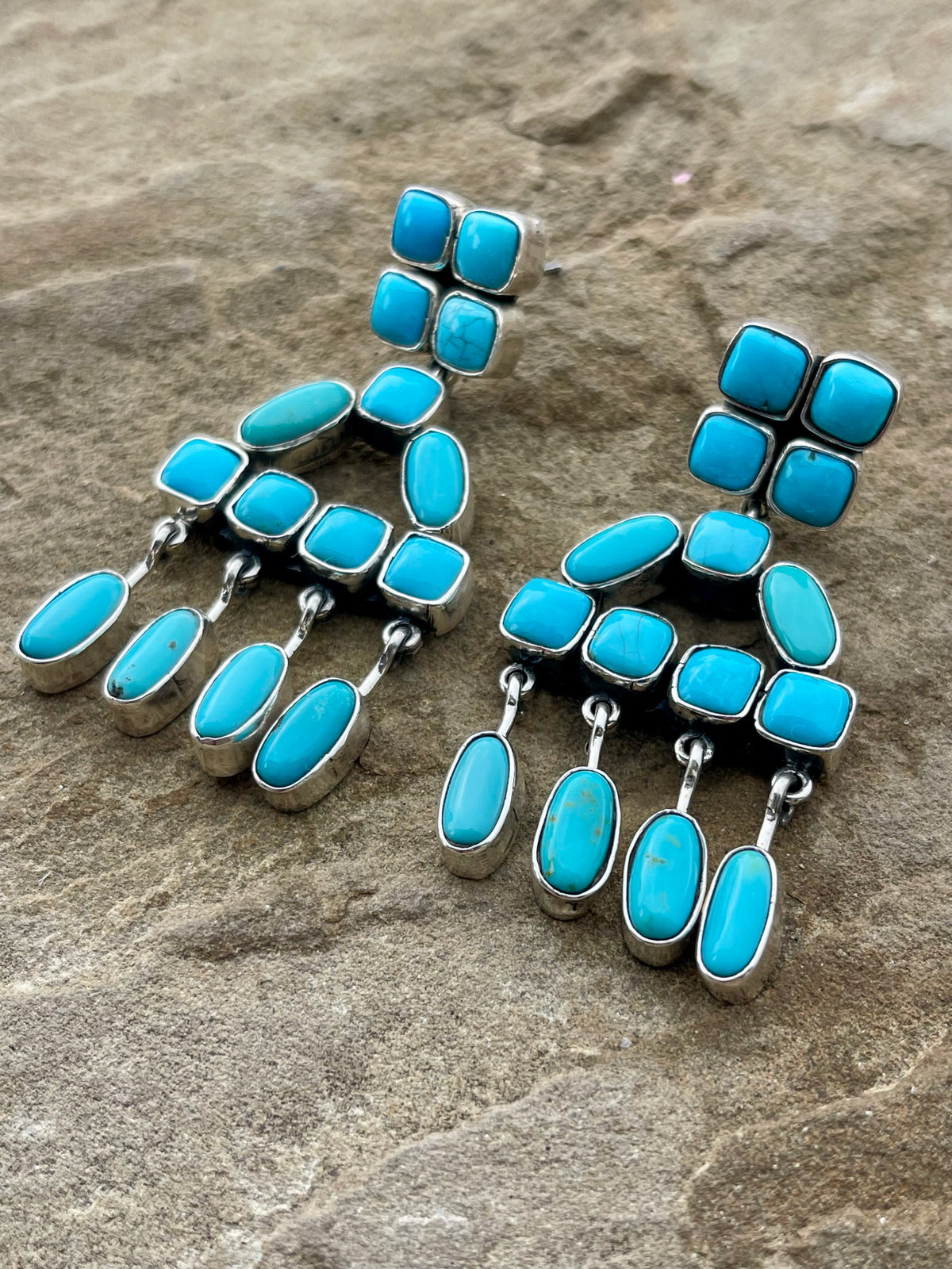 Federico Turquoise Statement Earrings
