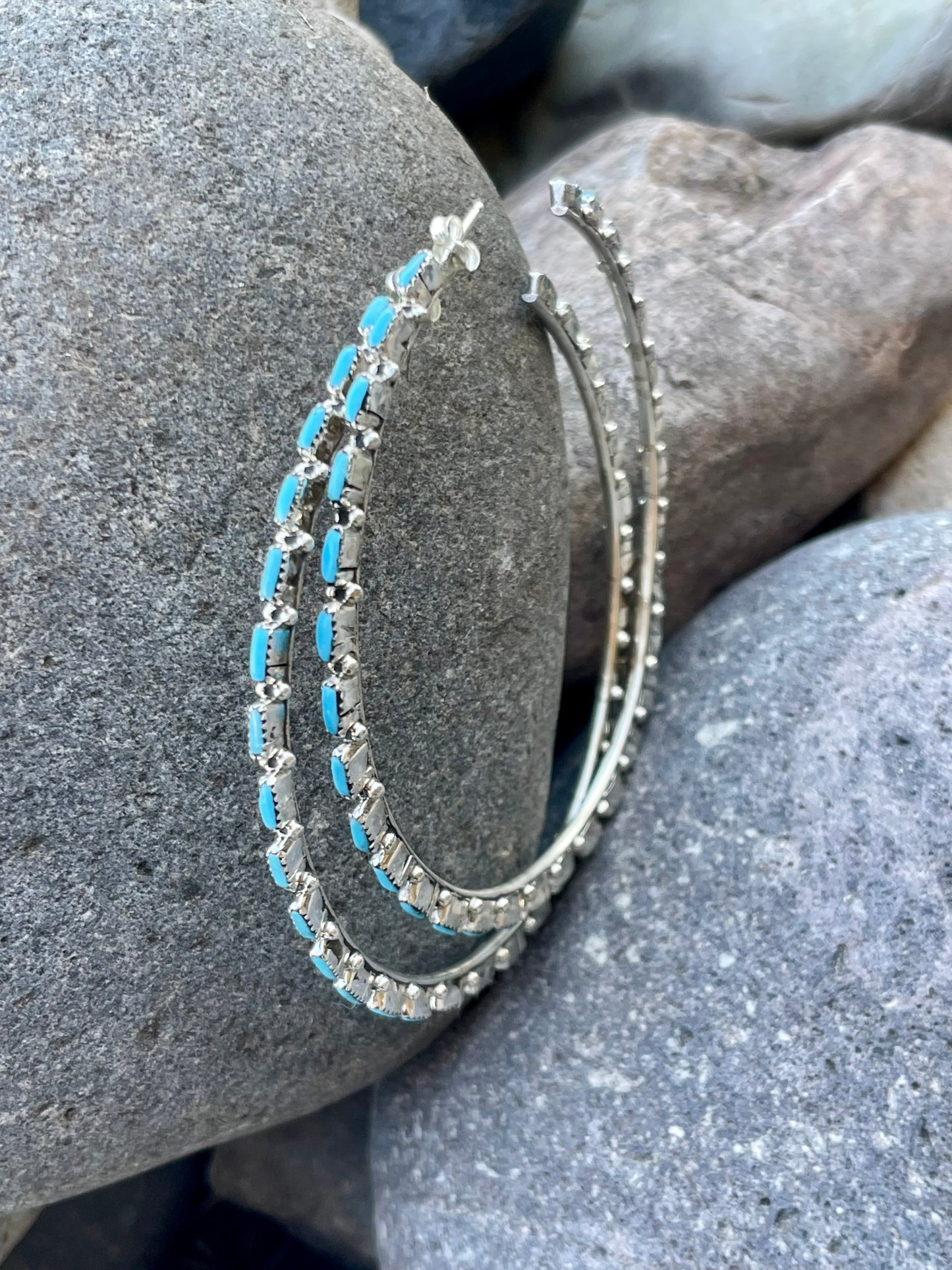 The BEST Turquoise Hoops