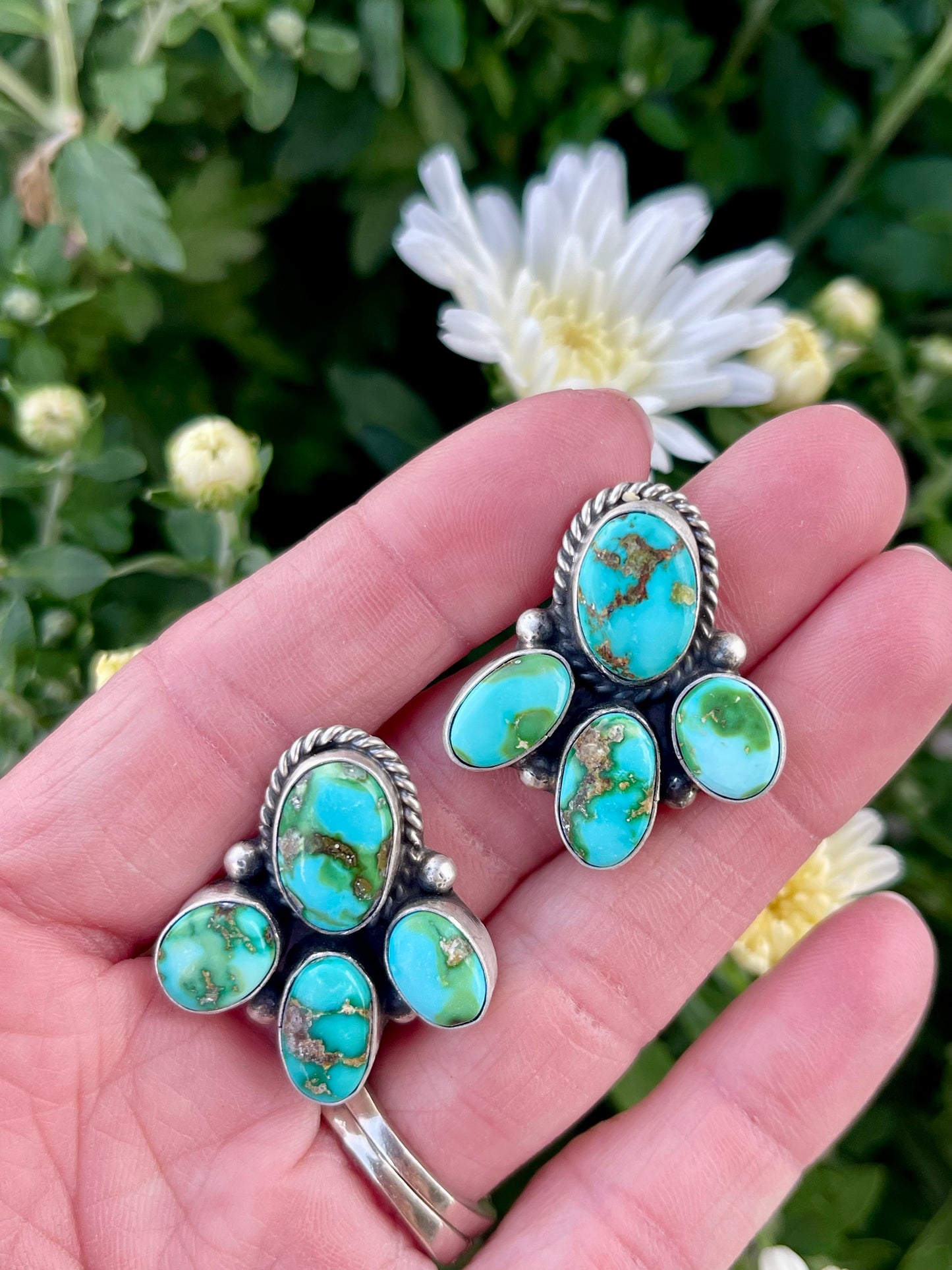 4 Stone Sonoran Gold Earrings