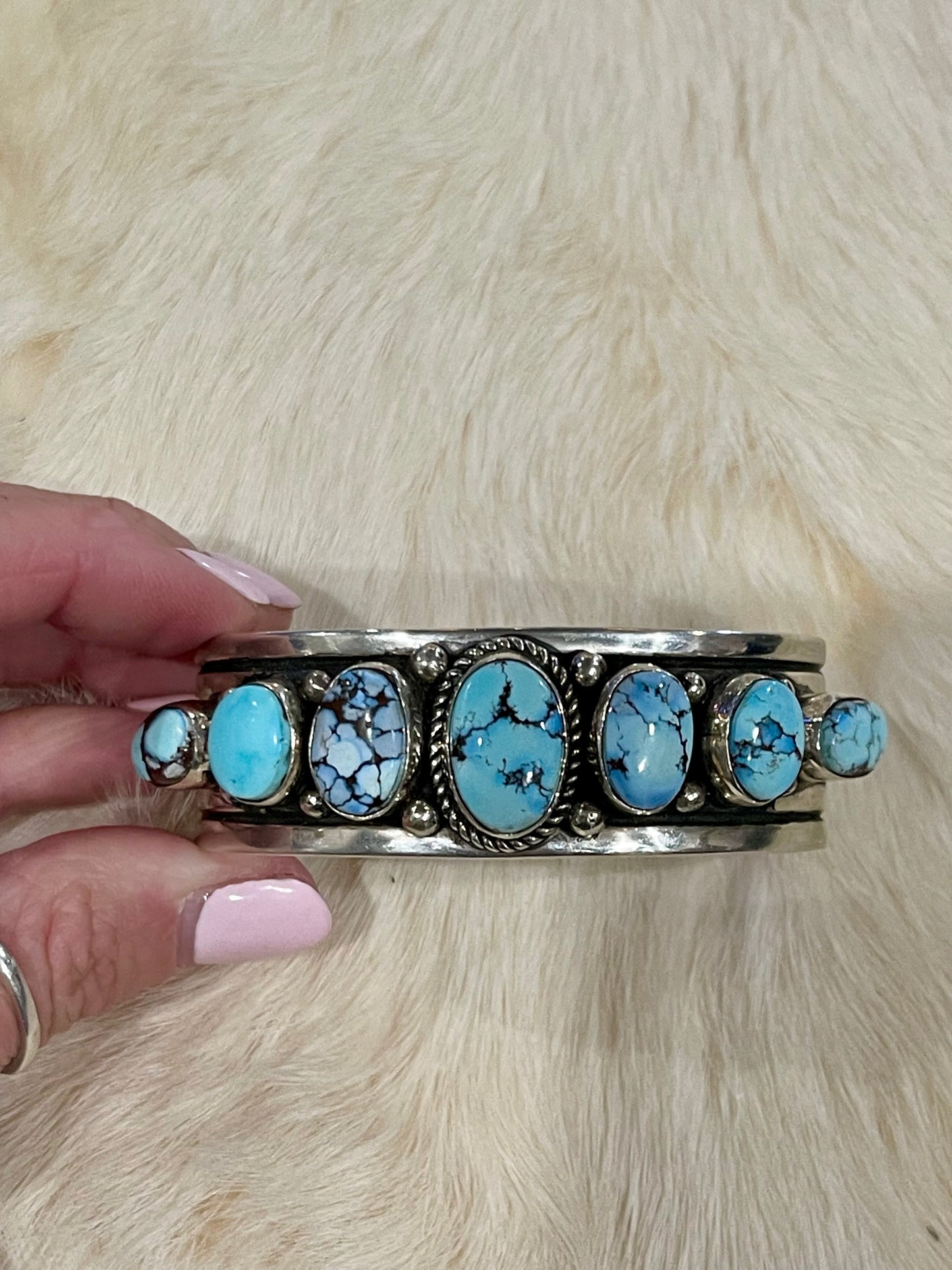 Multi Stone Golden Hills Cuff