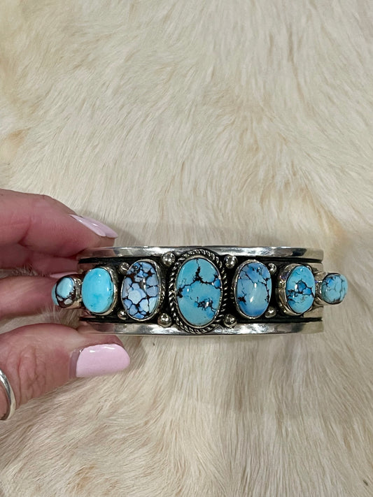 Multi Stone Golden Hills Cuff