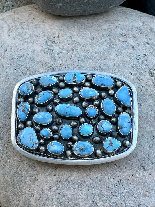Multi Stone Golden Hills Buckle