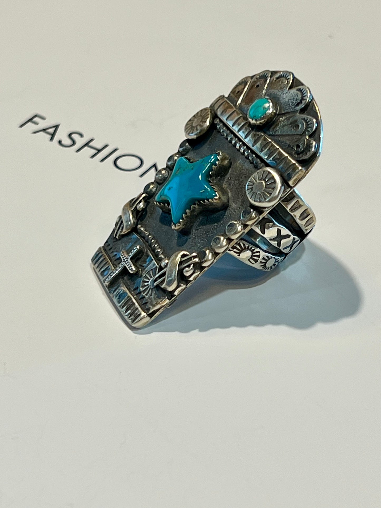 Amazing KS Star Turquoise Ring