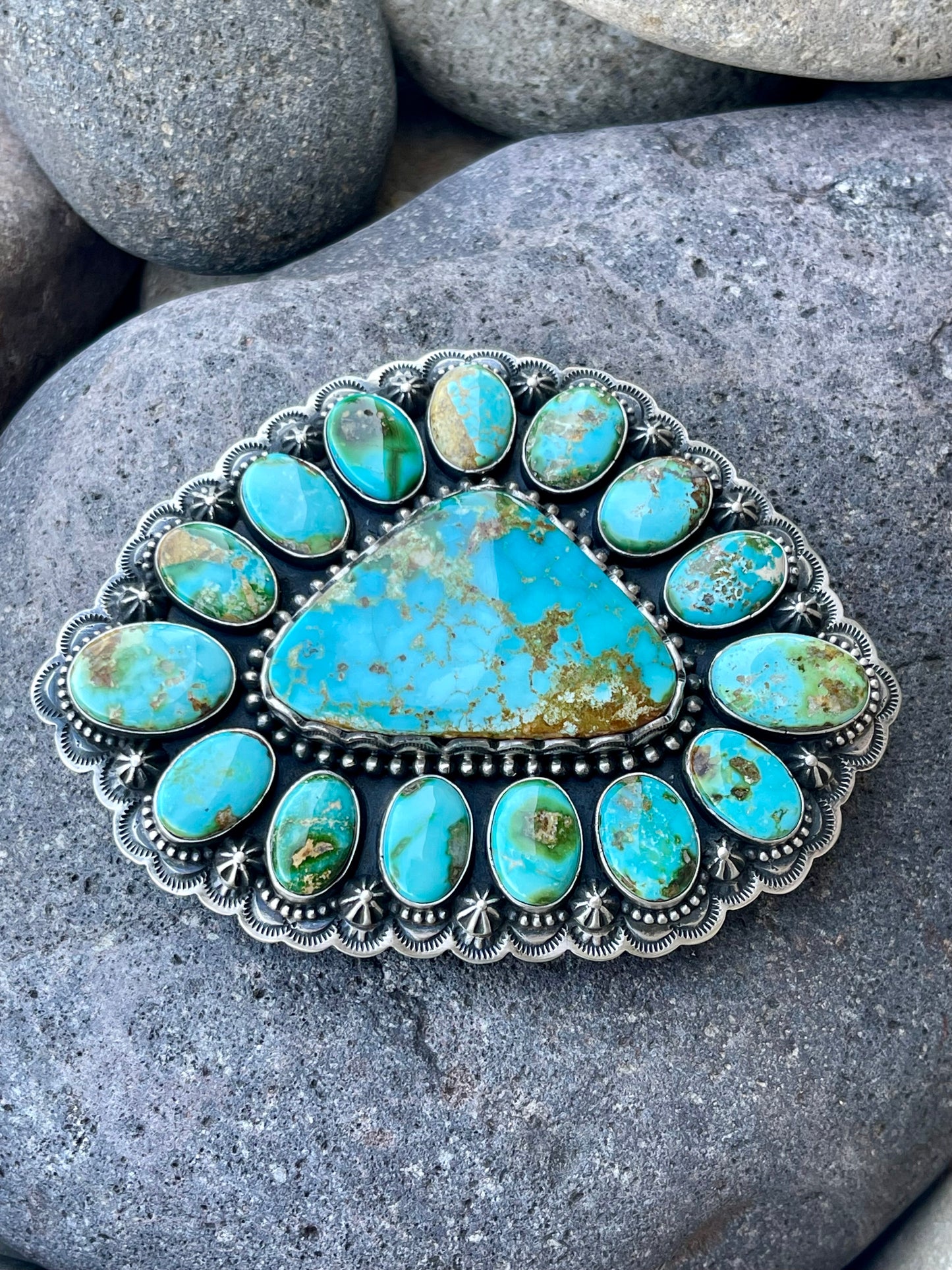 Sonoran Gold Cluster Buckle