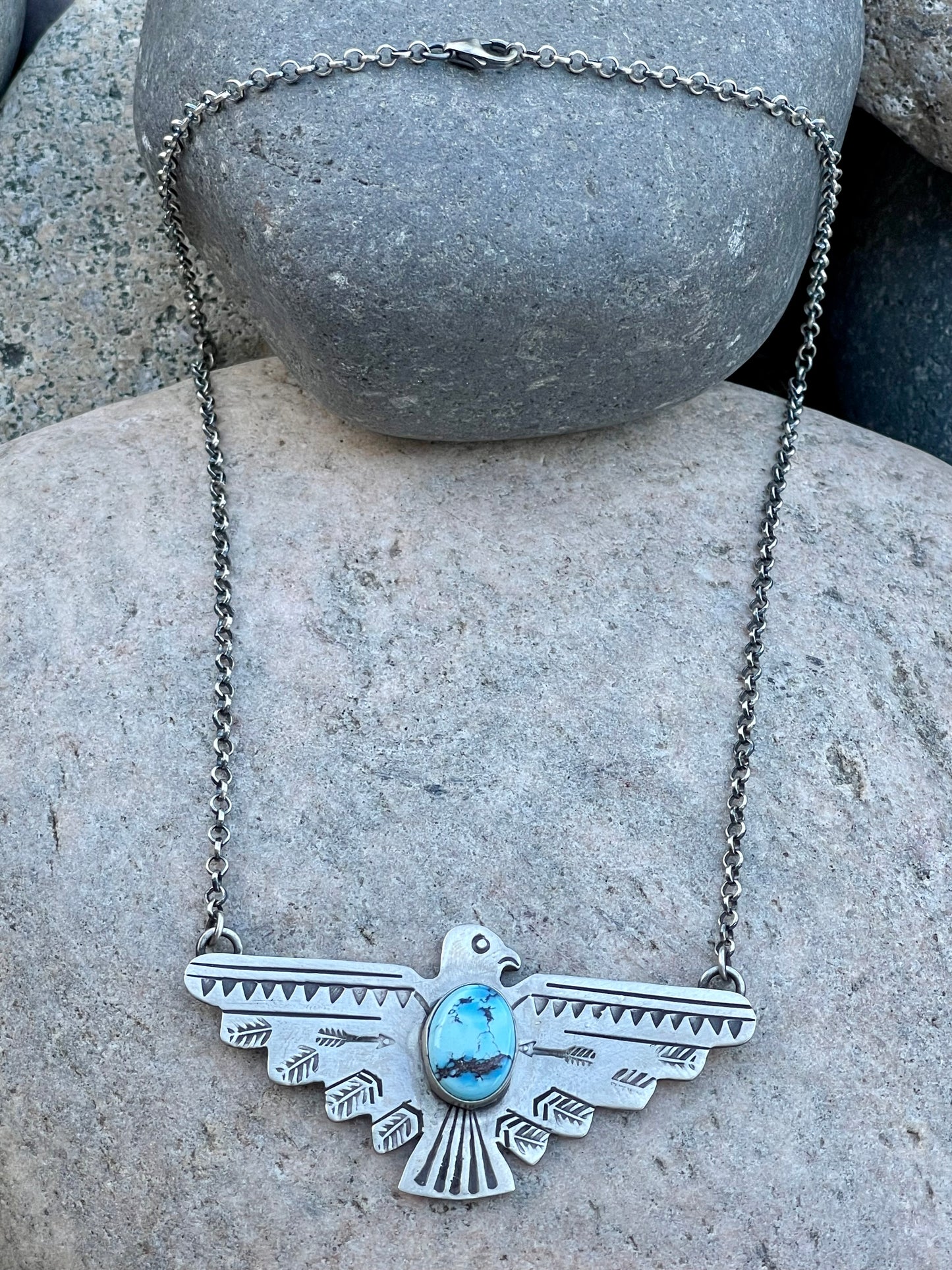 Golden Hills Thunderbird Necklace