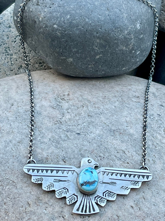 Golden Hills Thunderbird Necklace