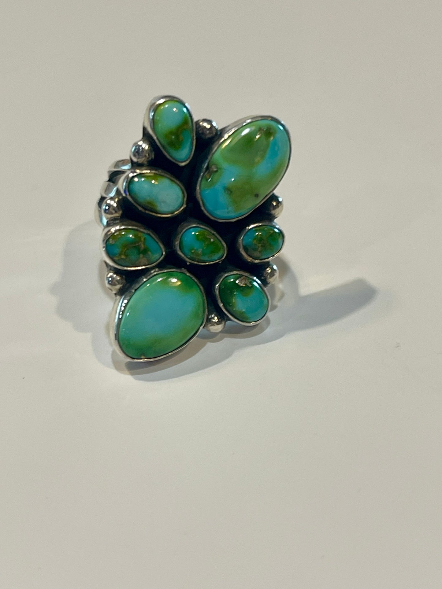 8 Stone Sonoran Gold Ring