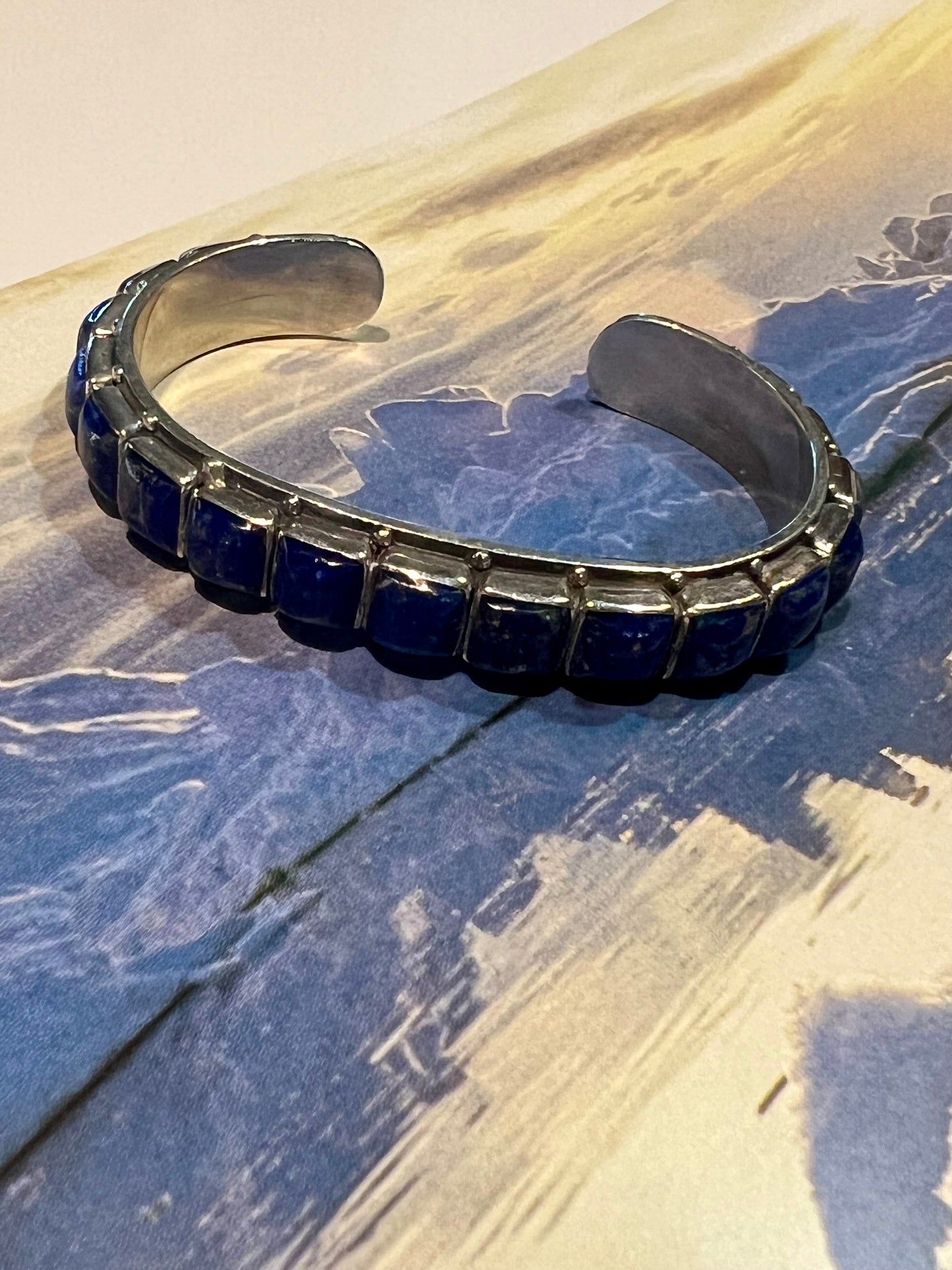 Blue Lapis Stacker Cuff