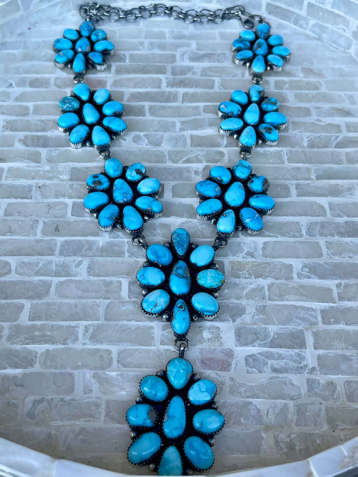 Sonoran Turquoise Cluster Lariat