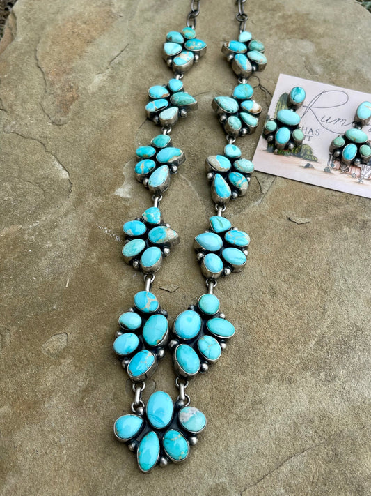Royston Long Cluster Lariat Set