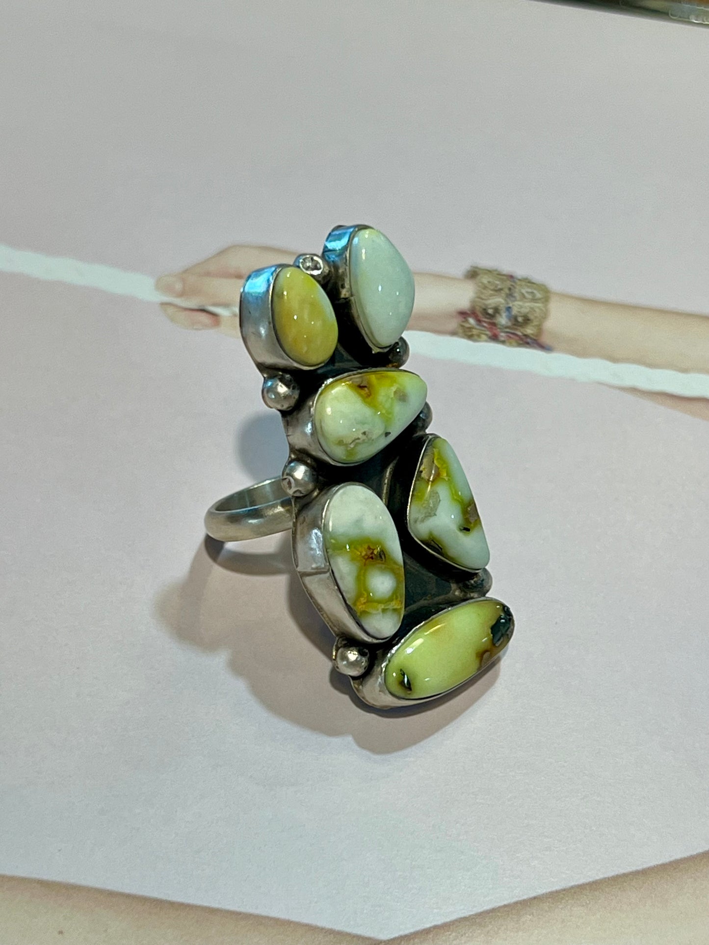 Multi Stone Palomino Ring