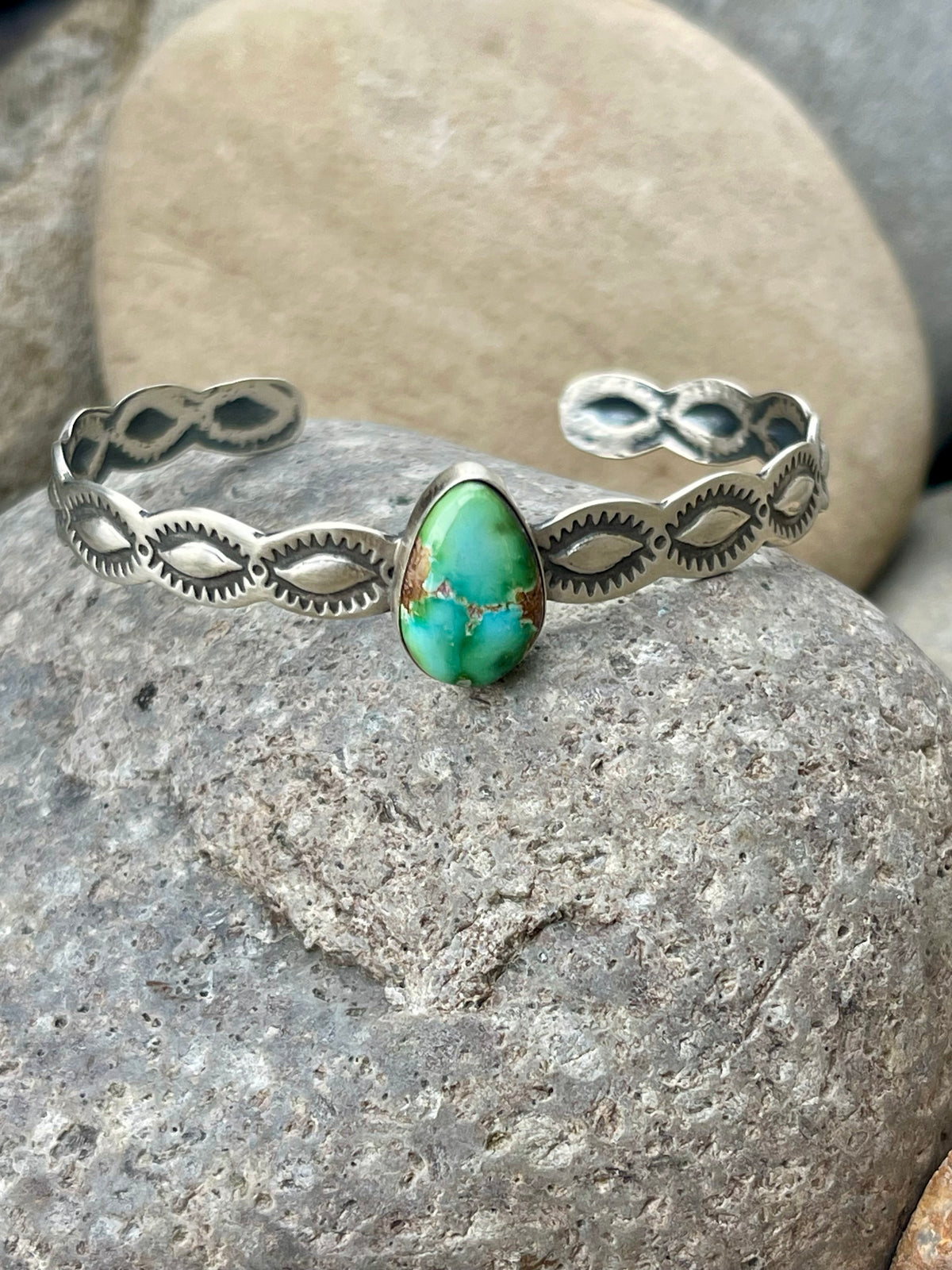 Sonoran Gold Stamped Cuff
