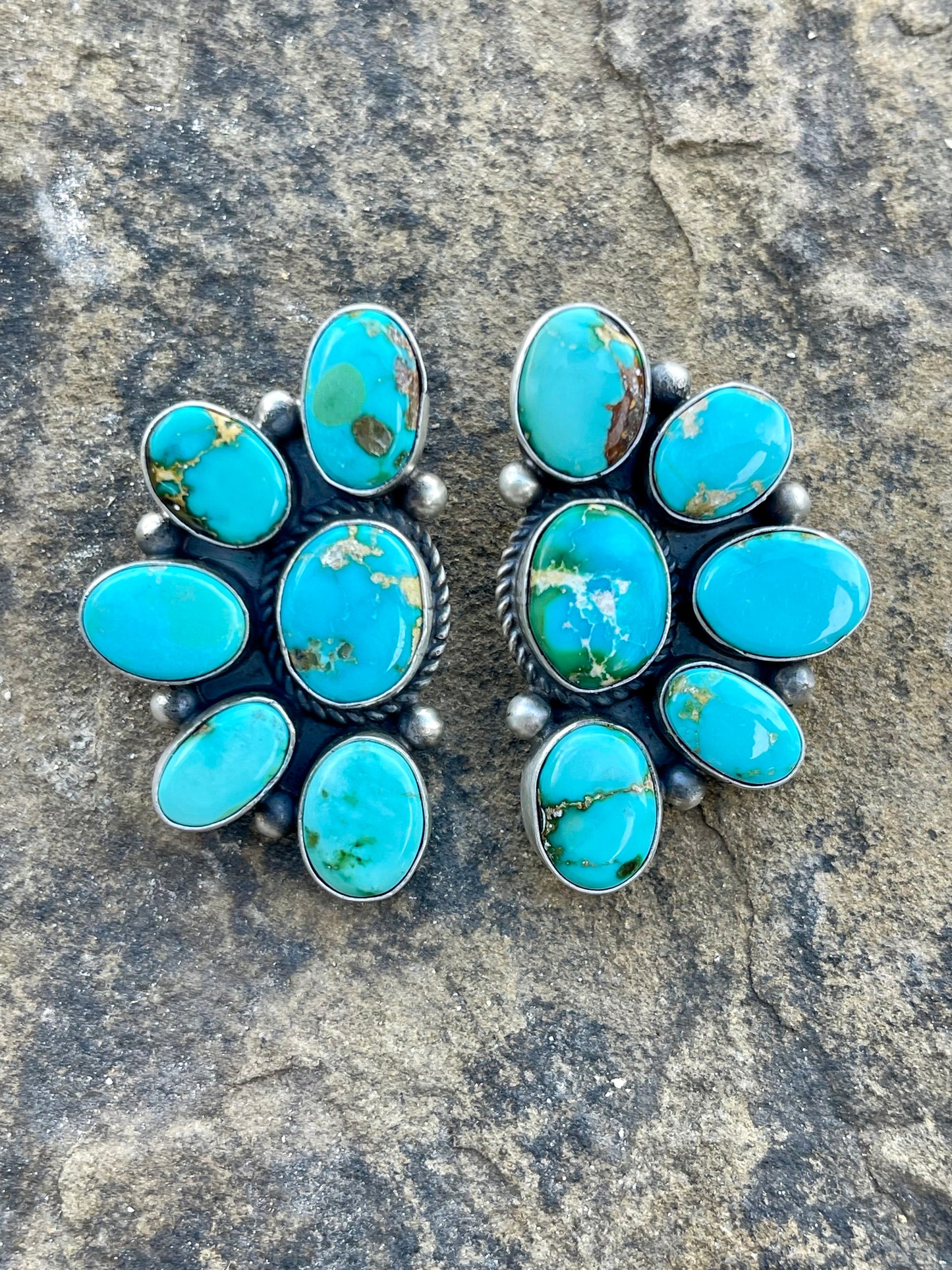 Sonoran Gold Half Cluster Earrings