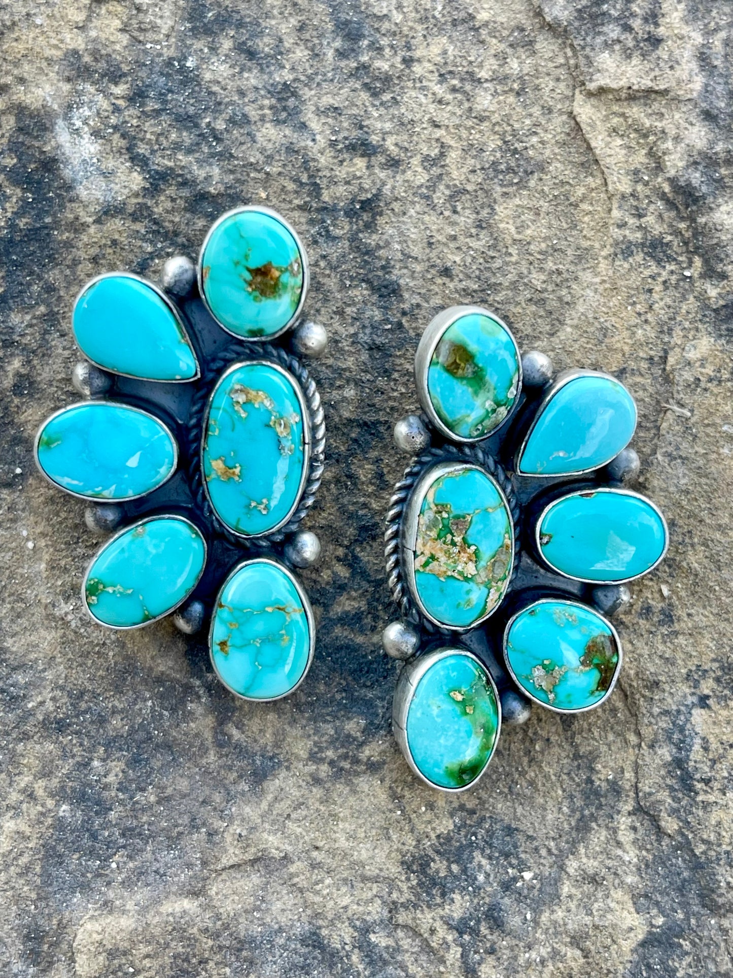 Sonoran Gold Half Cluster Earrings