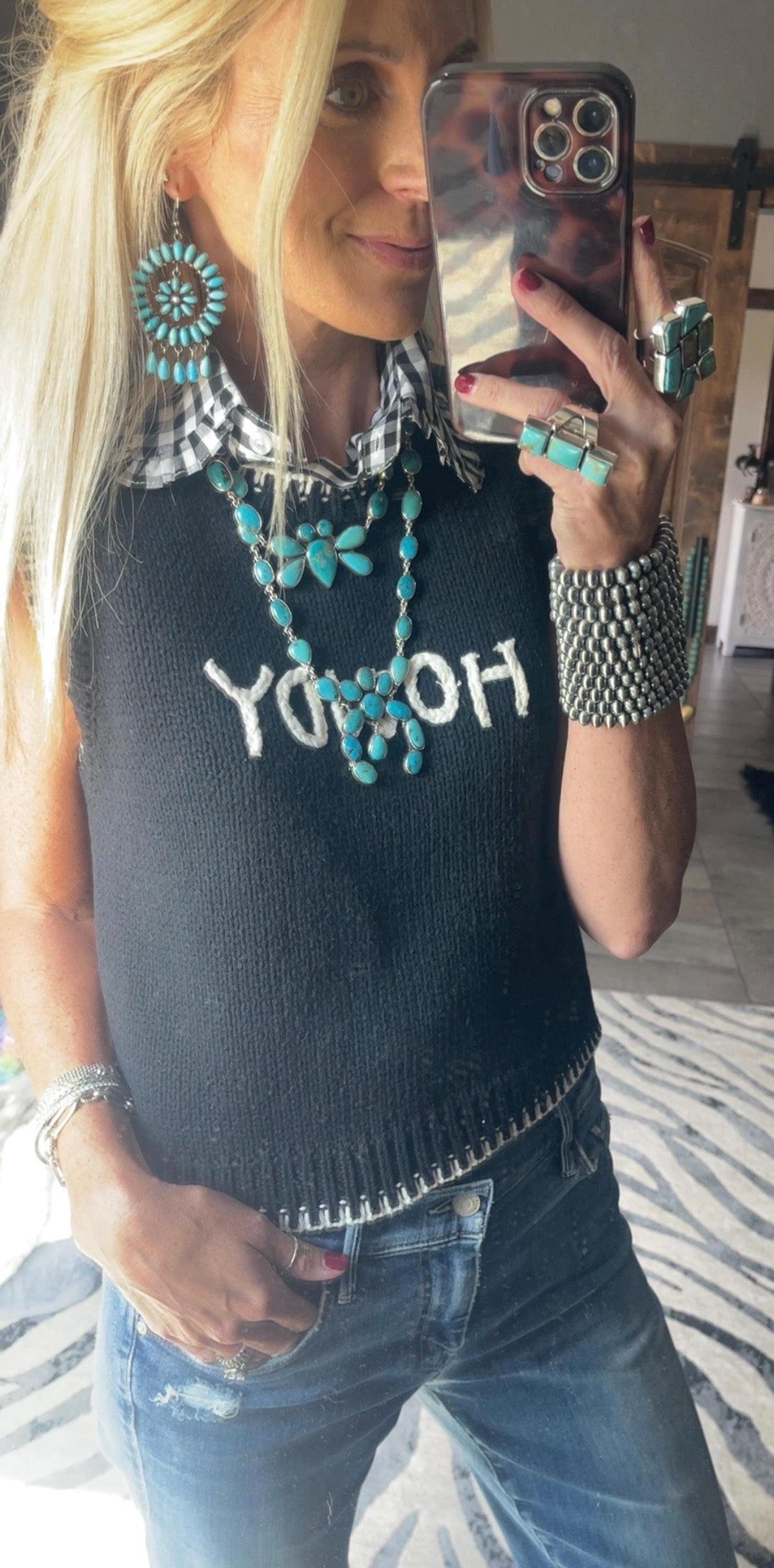 AMAZING - Turquoise Federico Naja Necklace