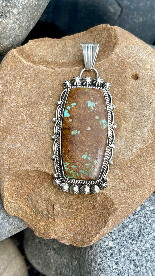 Gorgeous Mine 8 Turquoise Pendant