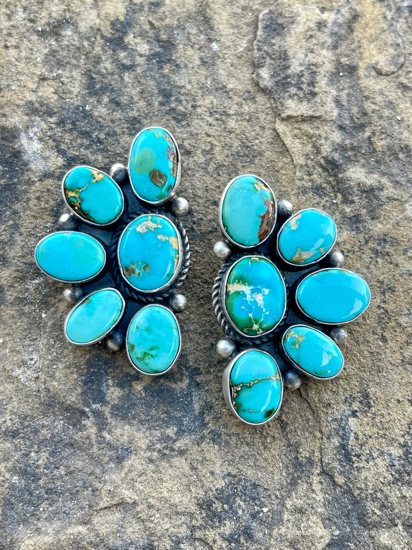 Sonoran Gold Half Cluster Earrings